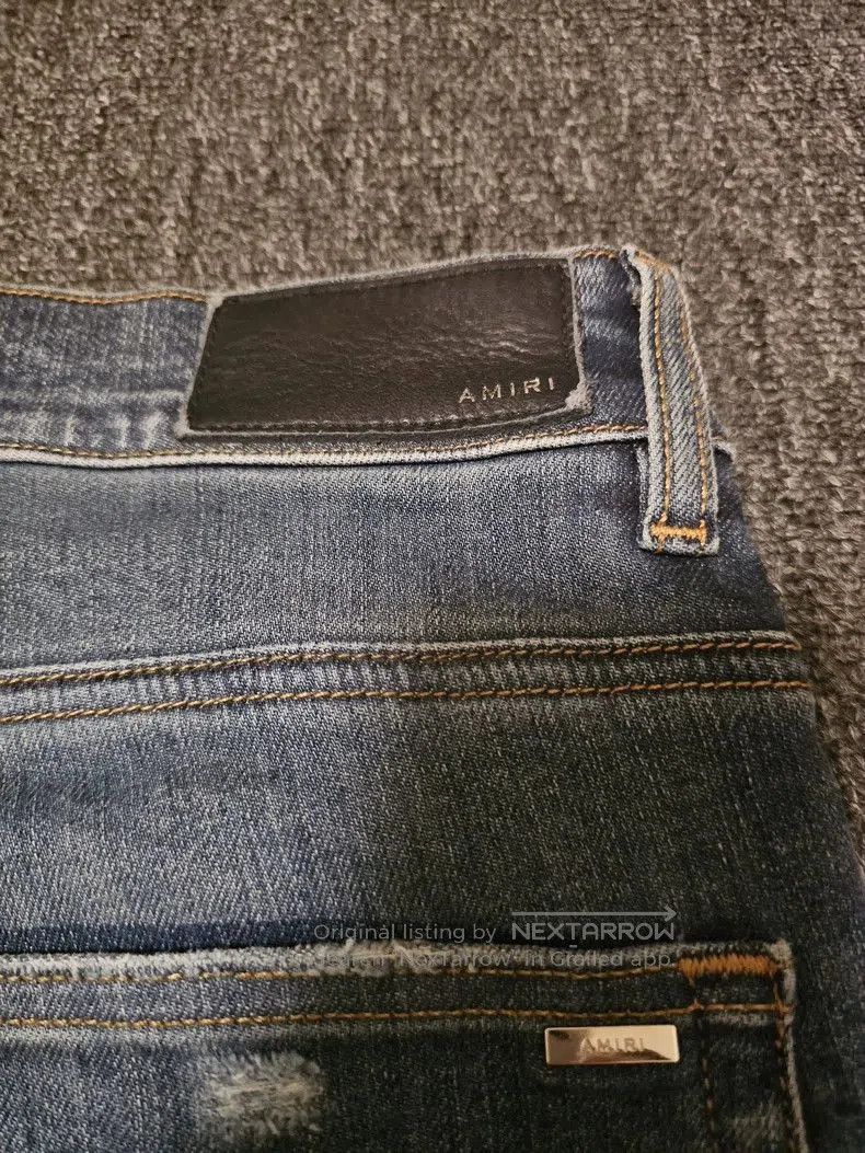 Amiri Amiri Distressed Knee Denim Jeans. Size US 34 / EU 50 - 4 Thumbnail