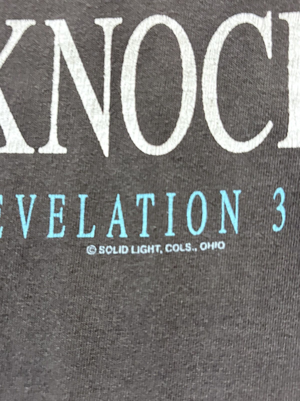 Vintage 90’s Knock Knock Jesus Tee Vintage Single Stitch Size US L / EU 52-54 / 3 - 4 Thumbnail