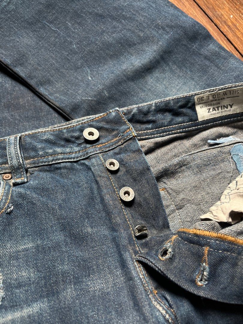 Diesel × Vintage Vintage Diesel washing fading denim Size US 34 / EU 50 - 7 Thumbnail