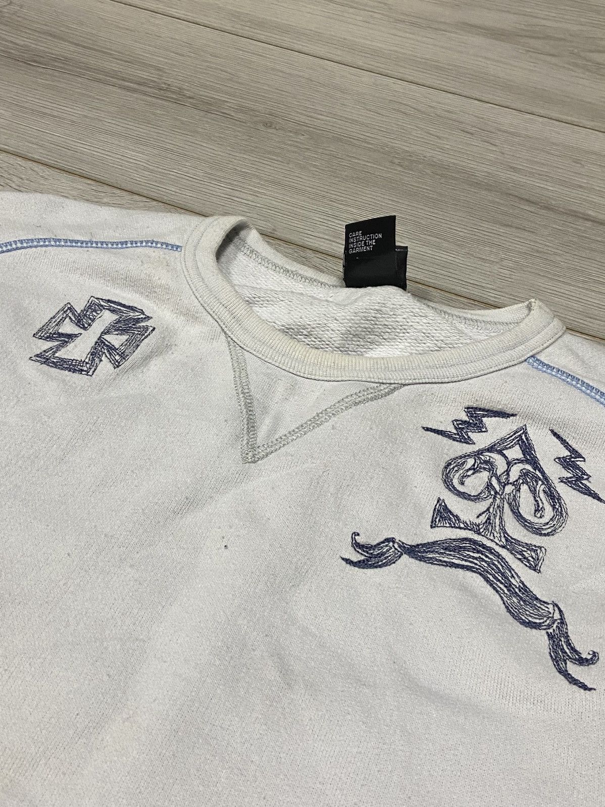 Diesel Diesel ♠️ vintage spades patterns sweatshirt cross Size US L / EU 52-54 / 3 - 4 Thumbnail