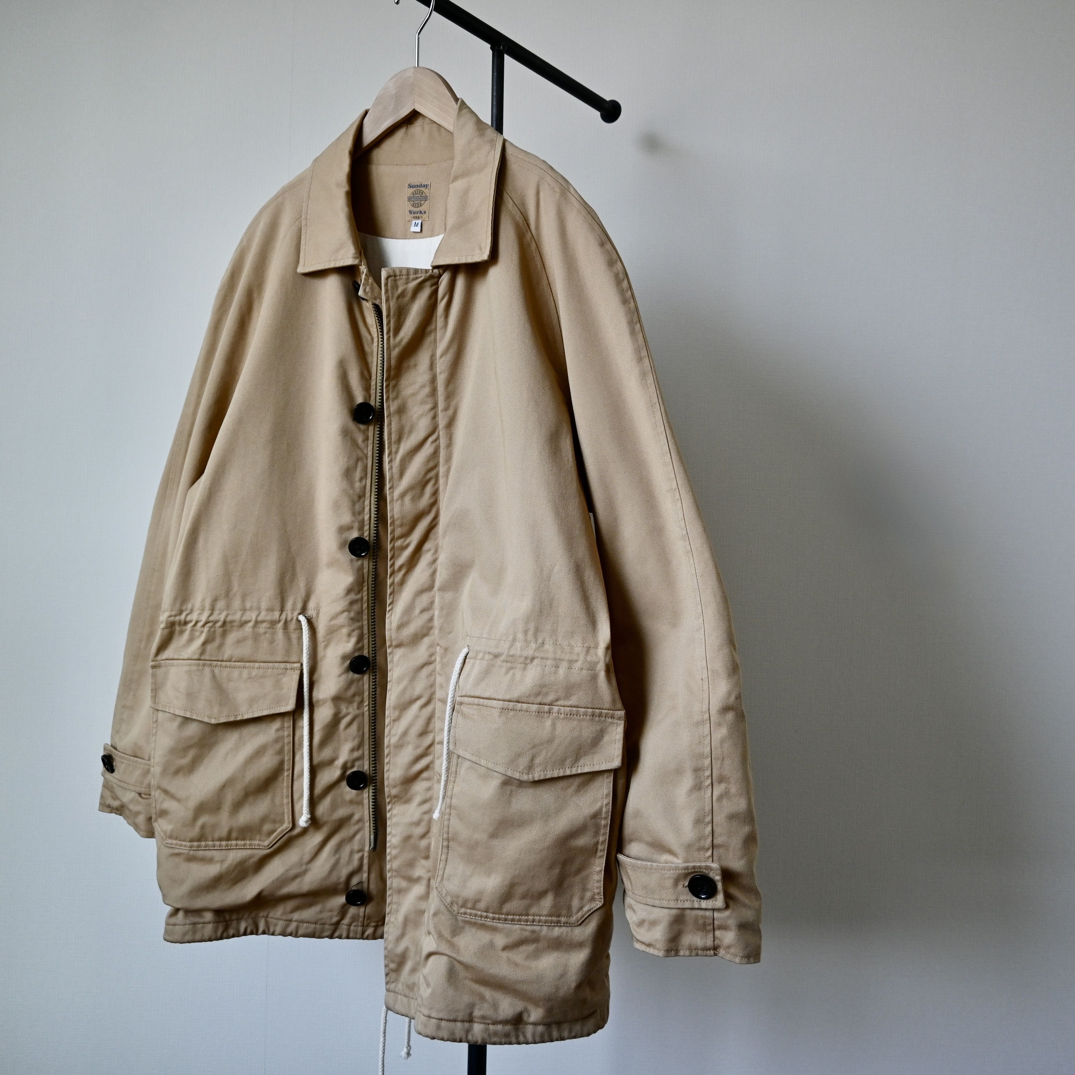 Sunday Works Sunday Works cotton chino twill fly front coat, made in USA Size US M / EU 48-50 / 2 - 11 Thumbnail