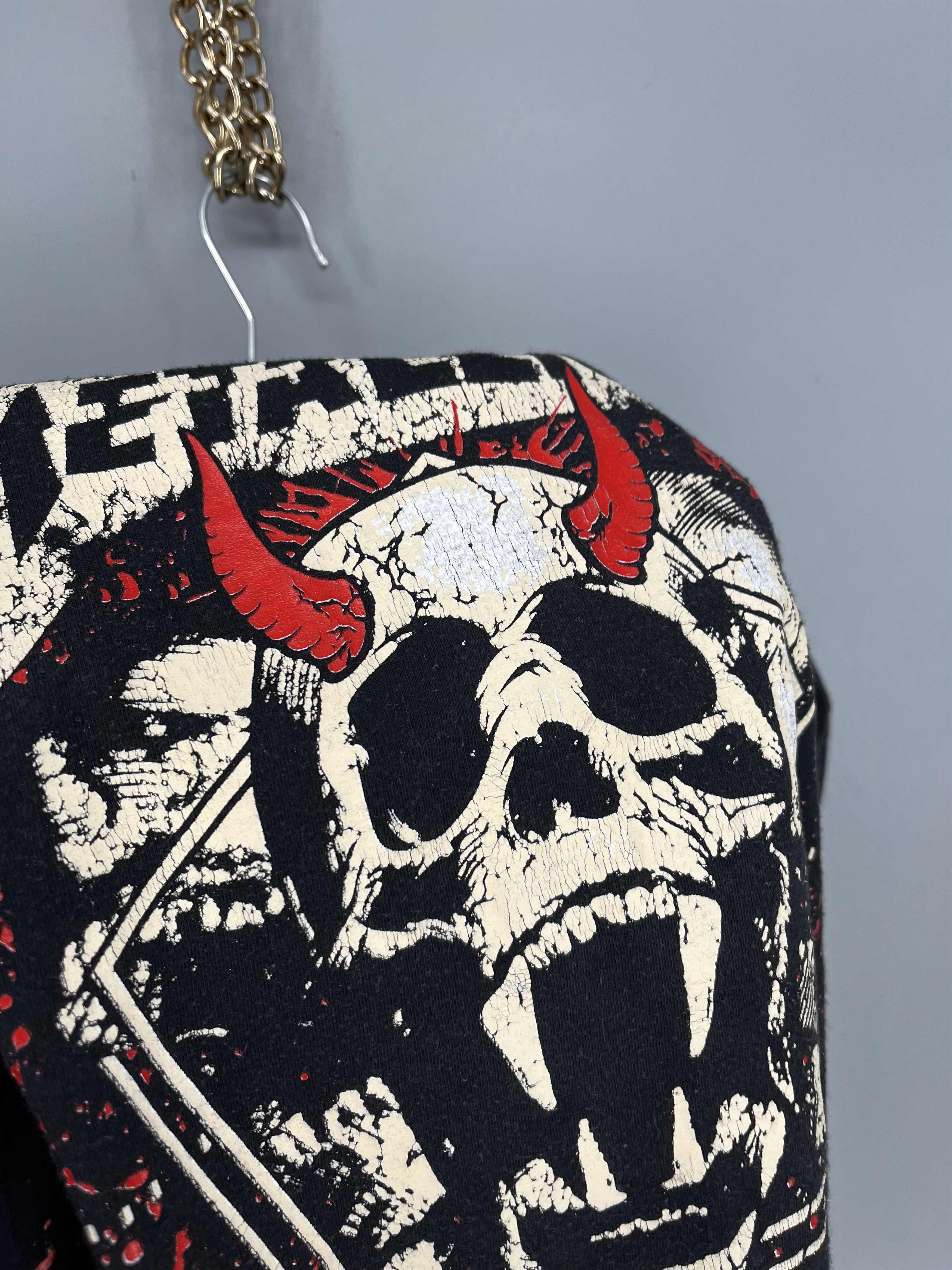 Band Tees Vintage 90s Y2K Metallica Horror Faded Band Rock Streetwear Size US L / EU 52-54 / 3 - 8 Thumbnail