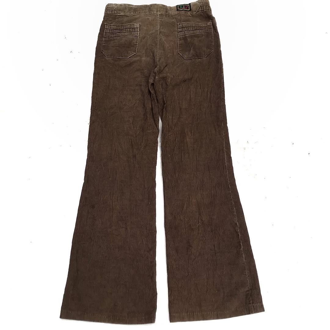 Le Grande Bleu (L.G.B.) × Vintage Vintage 60s His Clothing Brown Corduroy Trouser Pants menswe Size US 33 - 1 Thumbnail