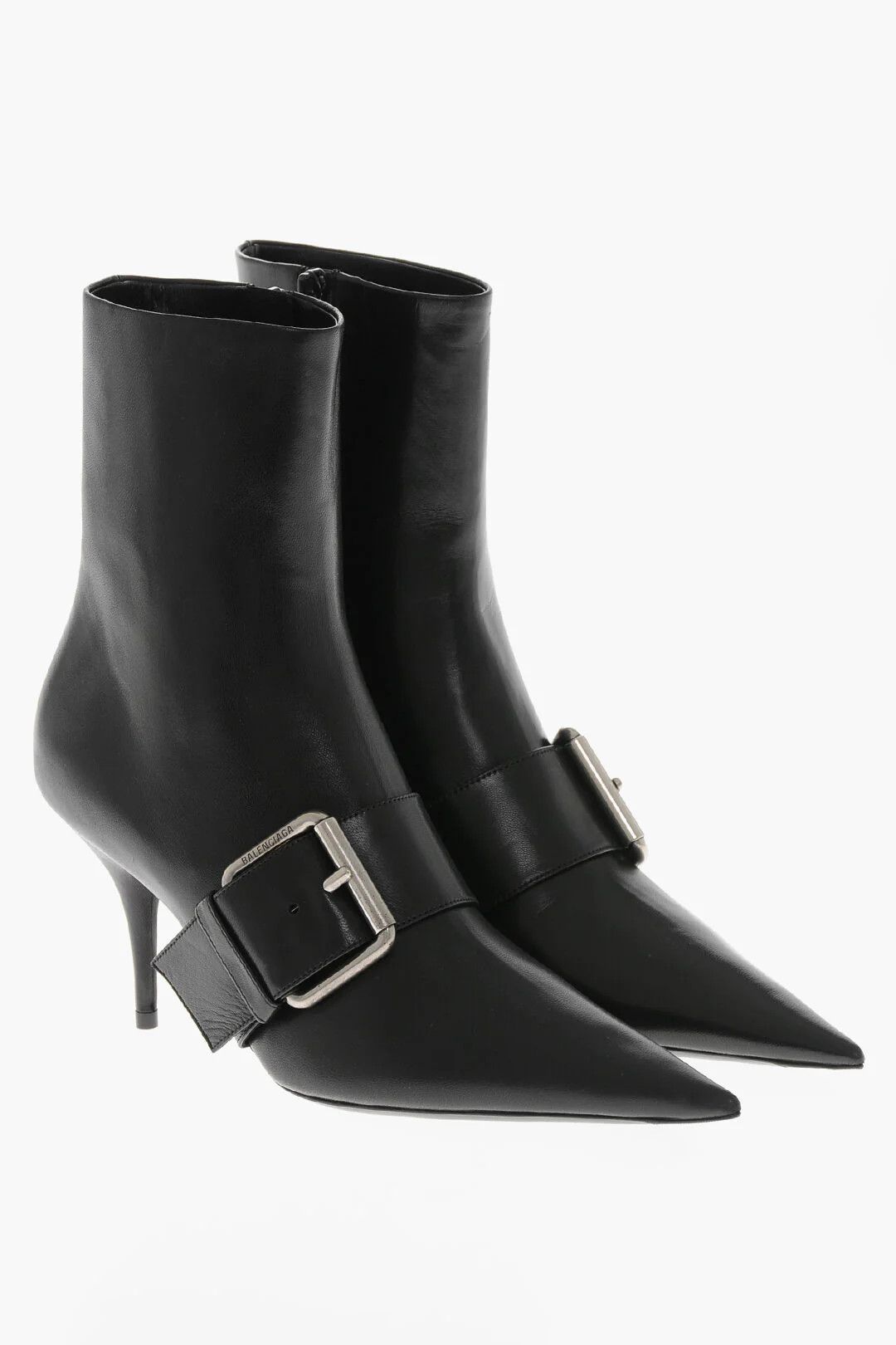 Balenciaga og1mm0326 Leather Ankle Boots in Black Size US 6 / IT 36 - 3 Thumbnail