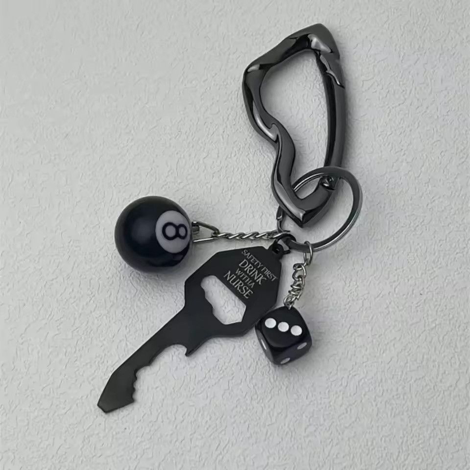 Japanese Brand Black Jeans Carabiner with Accessories and Bottle Opener Size ONE SIZE - 3 Thumbnail
