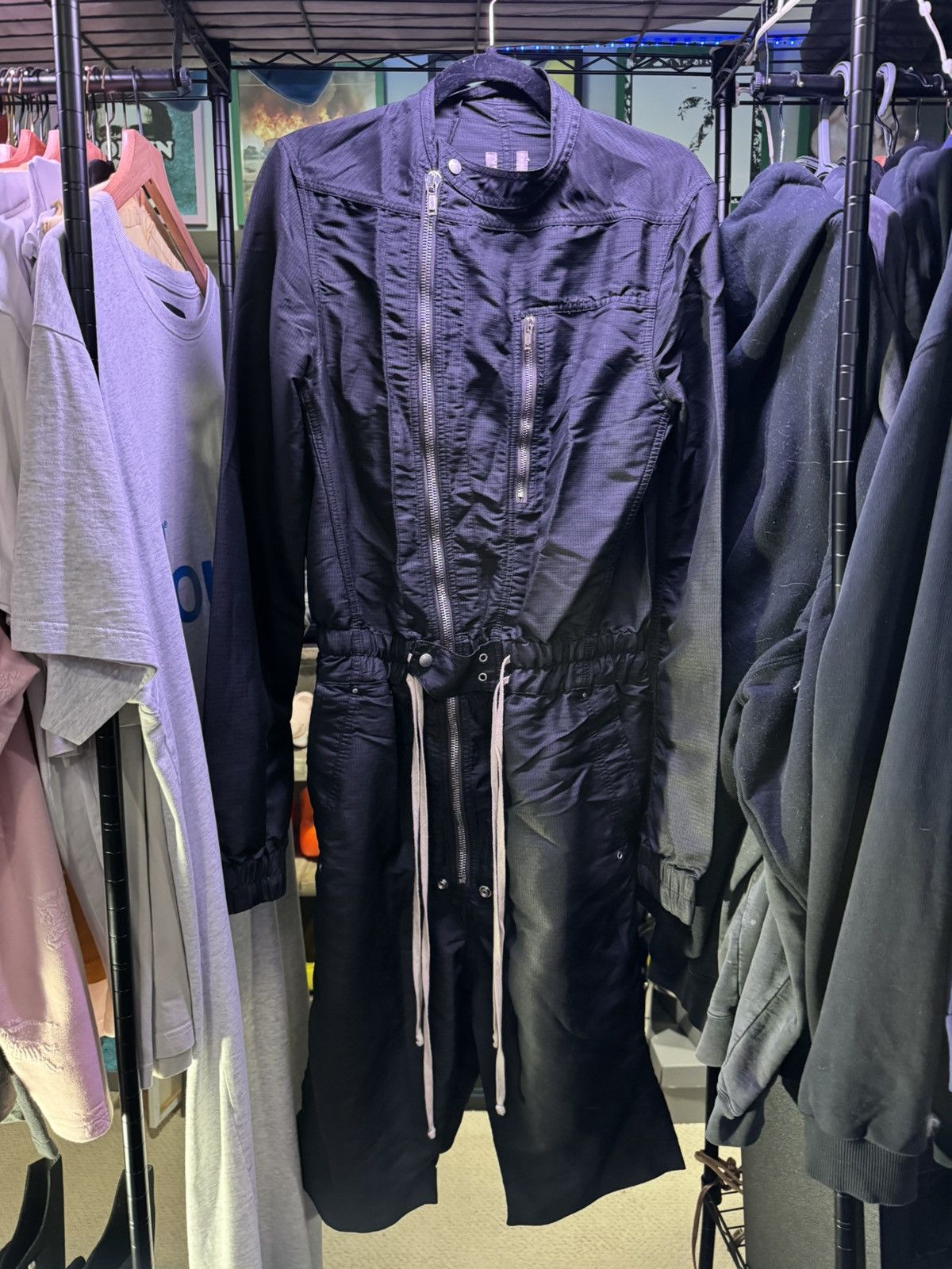 Rick Owens Tight Gary Flightsuit GETHSEMANE F/W 21 | Grailed