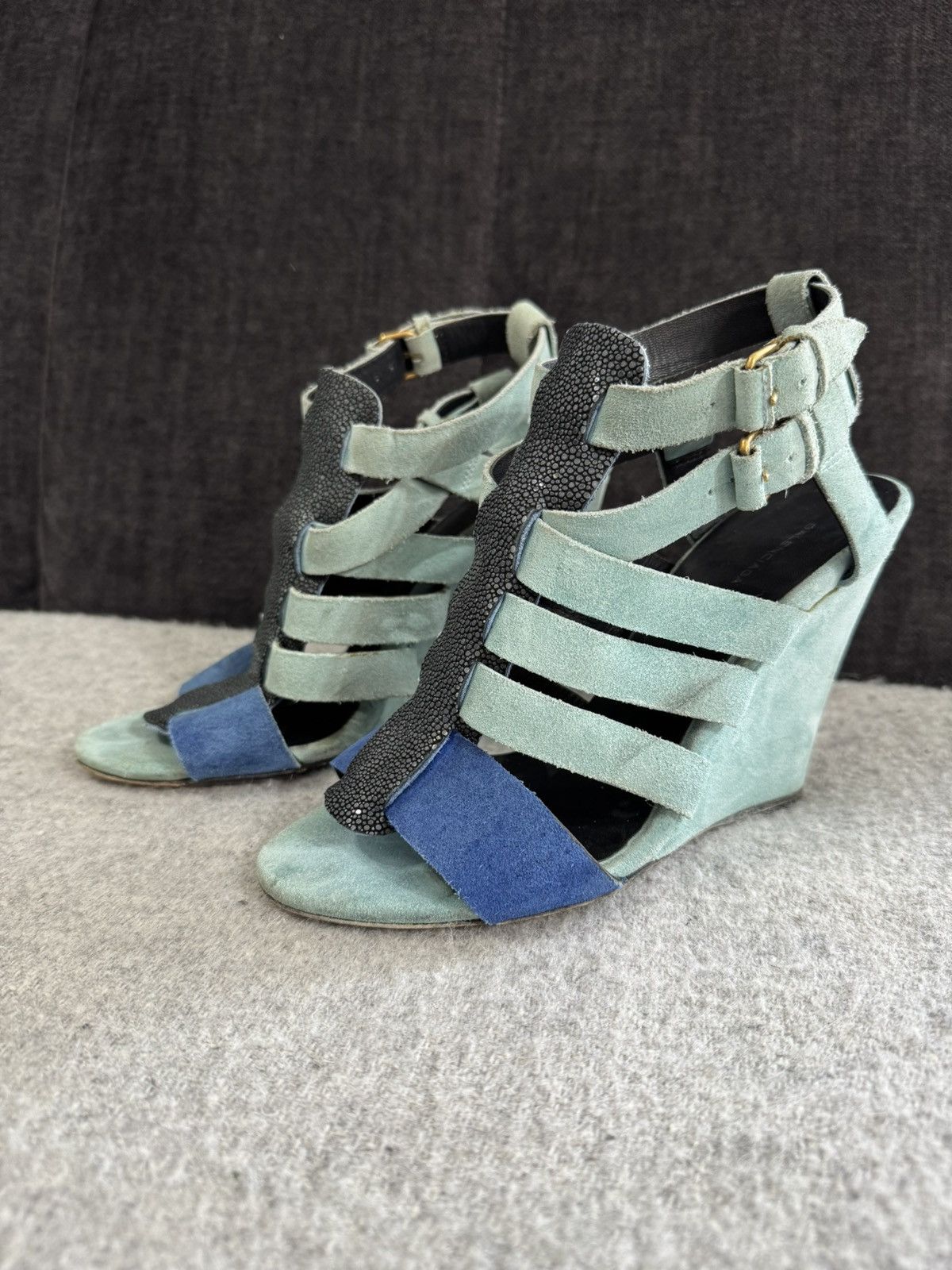Balenciaga Balenciaga Paris Gladiator Wedge Heels Ankle Boots size 36 Size US 6 / IT 36 - 2 Thumbnail