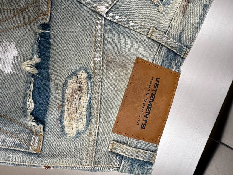 Vetements Vetements Middle Denim Pants 2506-Nextarrow Size 25" / US 0 / IT 36 - 8 Thumbnail