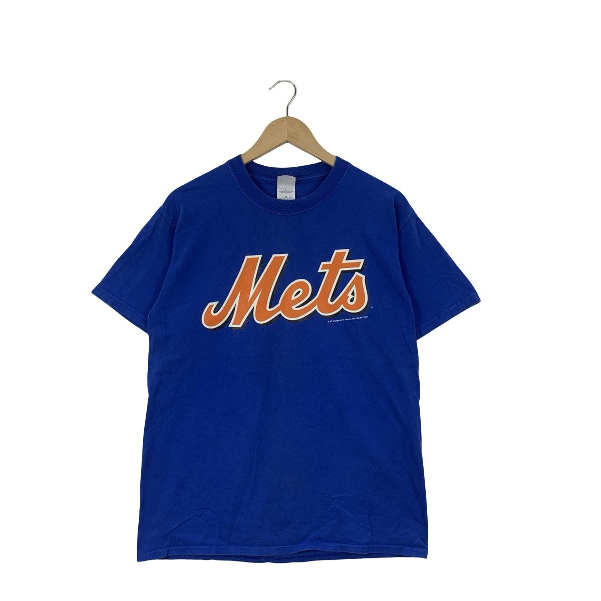 Vintage Vintage NEW YORK METS Piazza 31 Backhit Distress Tee Shirt Size US M / EU 48-50 / 2 - 3 Thumbnail