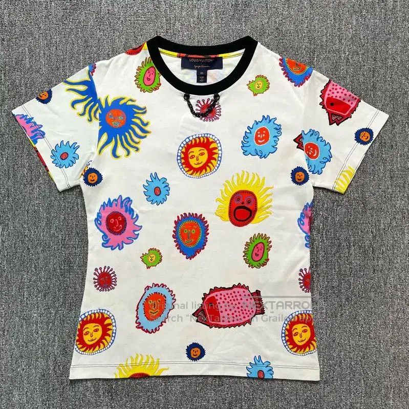 Louis Vuitton Louis Vuitton Colorful Graphic Cotton T. Size XS / US 0-2 / IT 36-38 - 1 Thumbnail