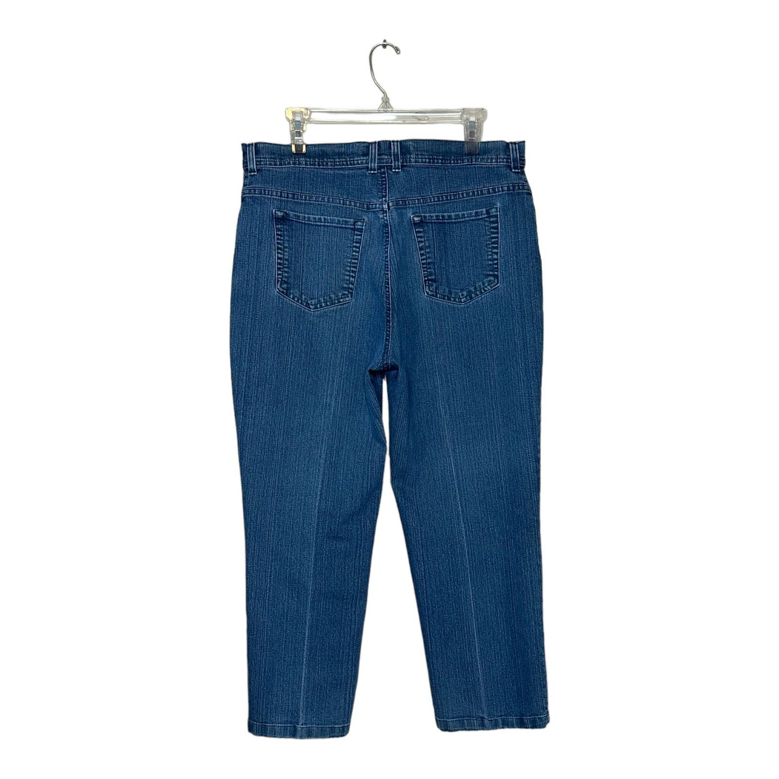 Gloria Vanderbilt Gloria Venderbilt blue cropped stretch jeans size 16 Size 38" / US 16 / IT 52 - 2 Thumbnail