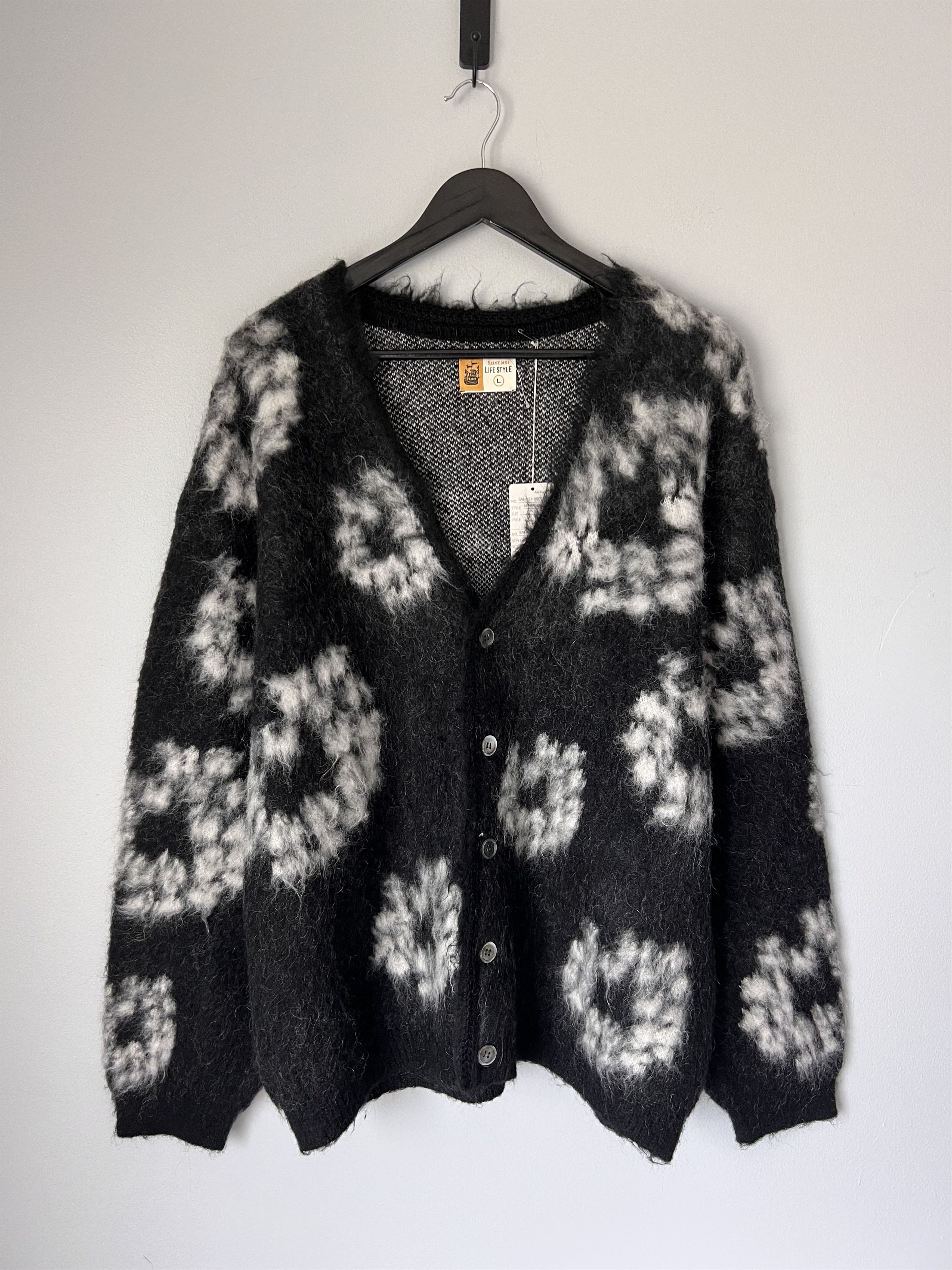 Saint mxxxxxx DenimTears mohair cardigan Saint Michael Denim Tears