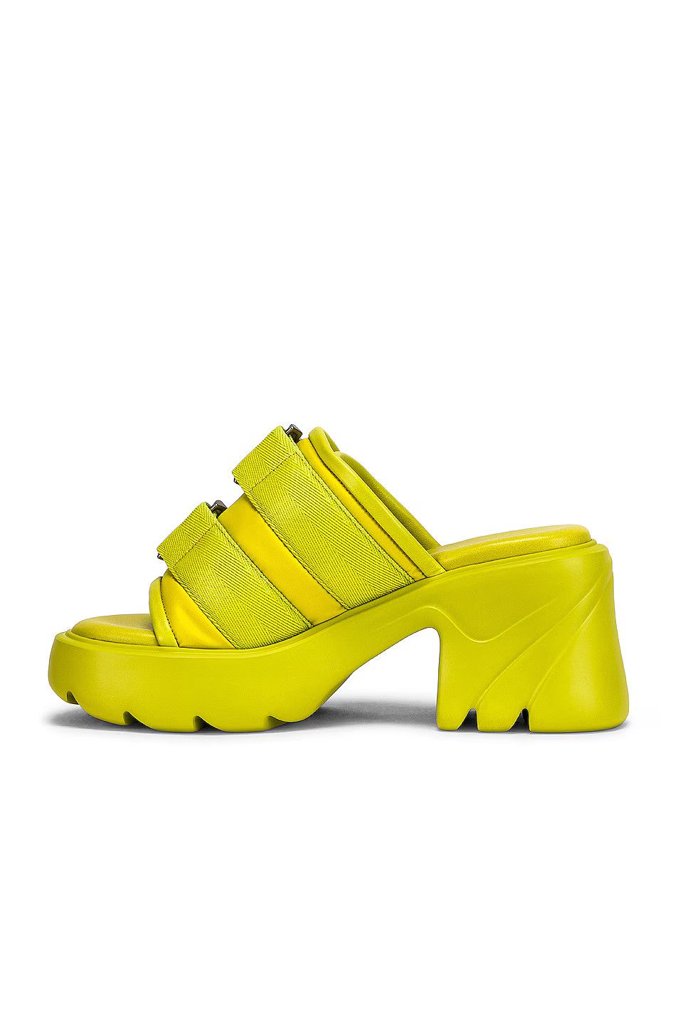 Bottega Veneta o1y0725 Mules in Yellow/Green Size US 9 / IT 39 - 5 Thumbnail