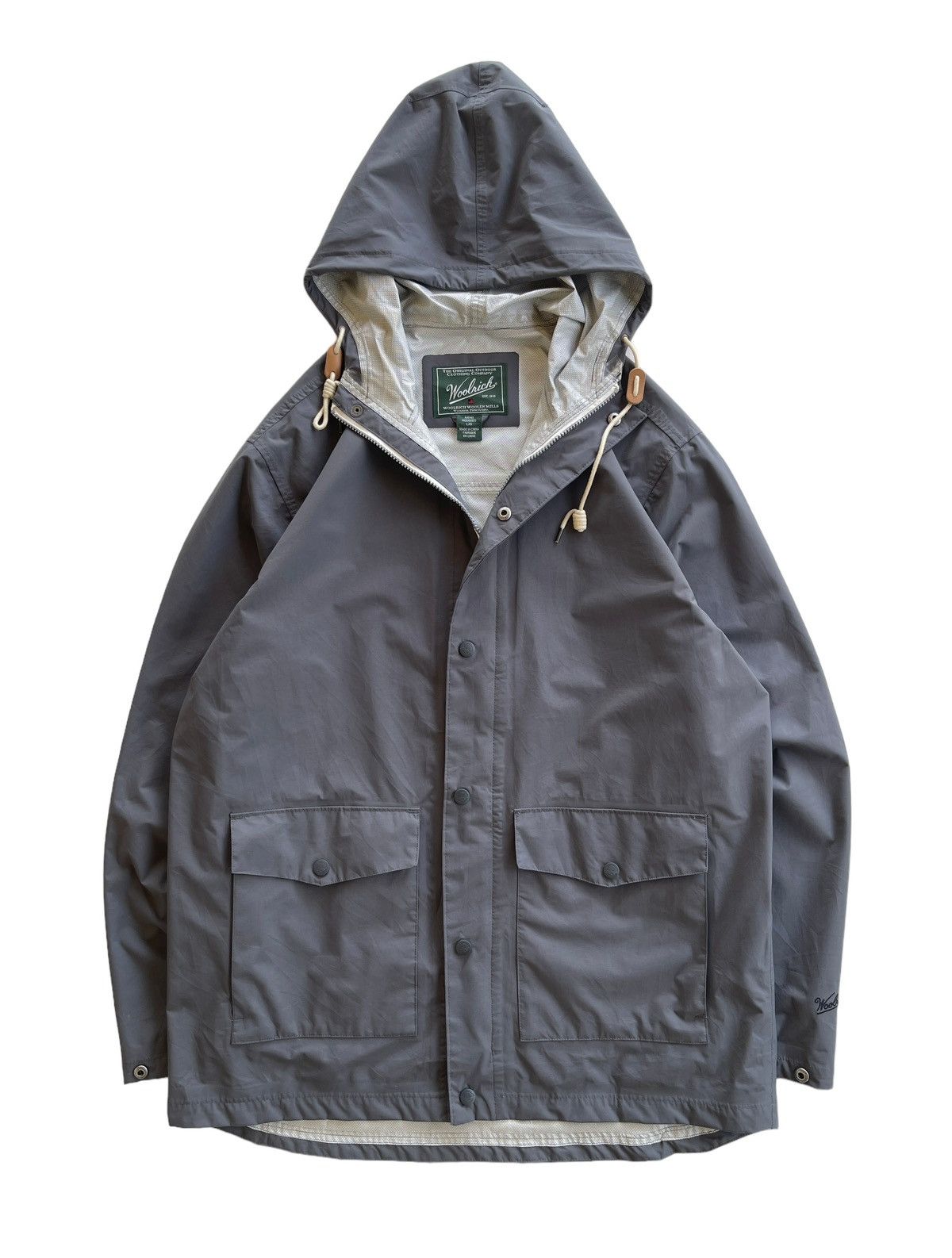 Woolrich Woolen Mills Woolrich WaterProof Hoodie Jacket Size US L / EU 52-54 / 3 - 1 Thumbnail