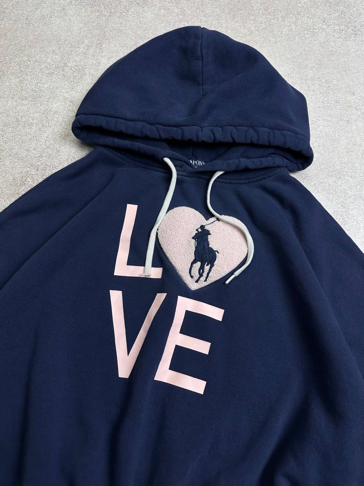 Polo Ralph Lauren Vintage Polo Ralph Lauren Pink Hoodie Big Pony Size L / US 10 / IT 46 - 3 Thumbnail