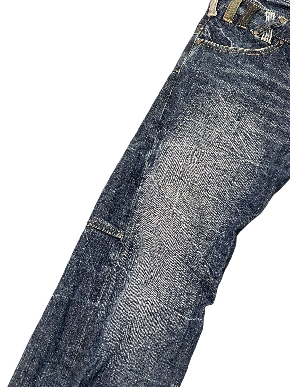 Japanese Brand Double Waist Jeans Dominate Dior Chrome hearts erd 2🟦7 Size US 32 / EU 48 - 12 Thumbnail