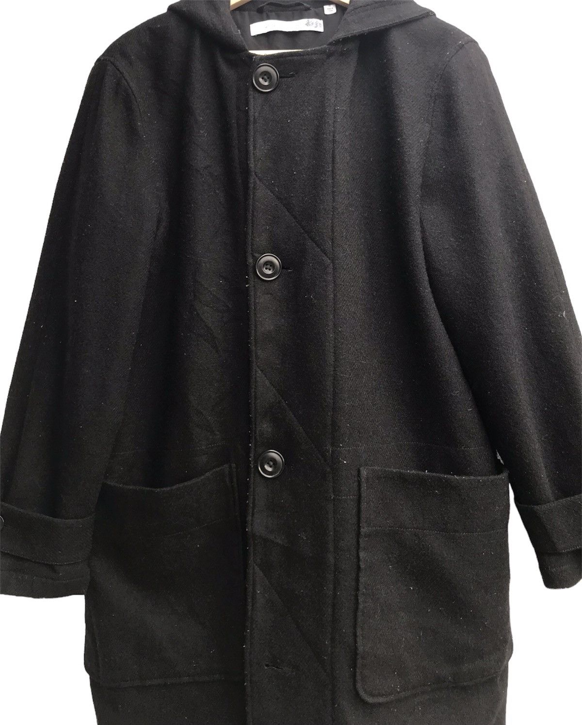 Christophe Lemaire × Lemaire × Uniqlo Uniqlo Lemaire Wool Hooded Coat Size US M / EU 48-50 / 2 - 4 Thumbnail