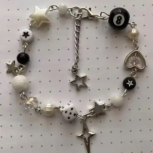 Jewelry Fashion Beads Dice Pendant Men's Bracelet Size ONE SIZE - 4 Thumbnail