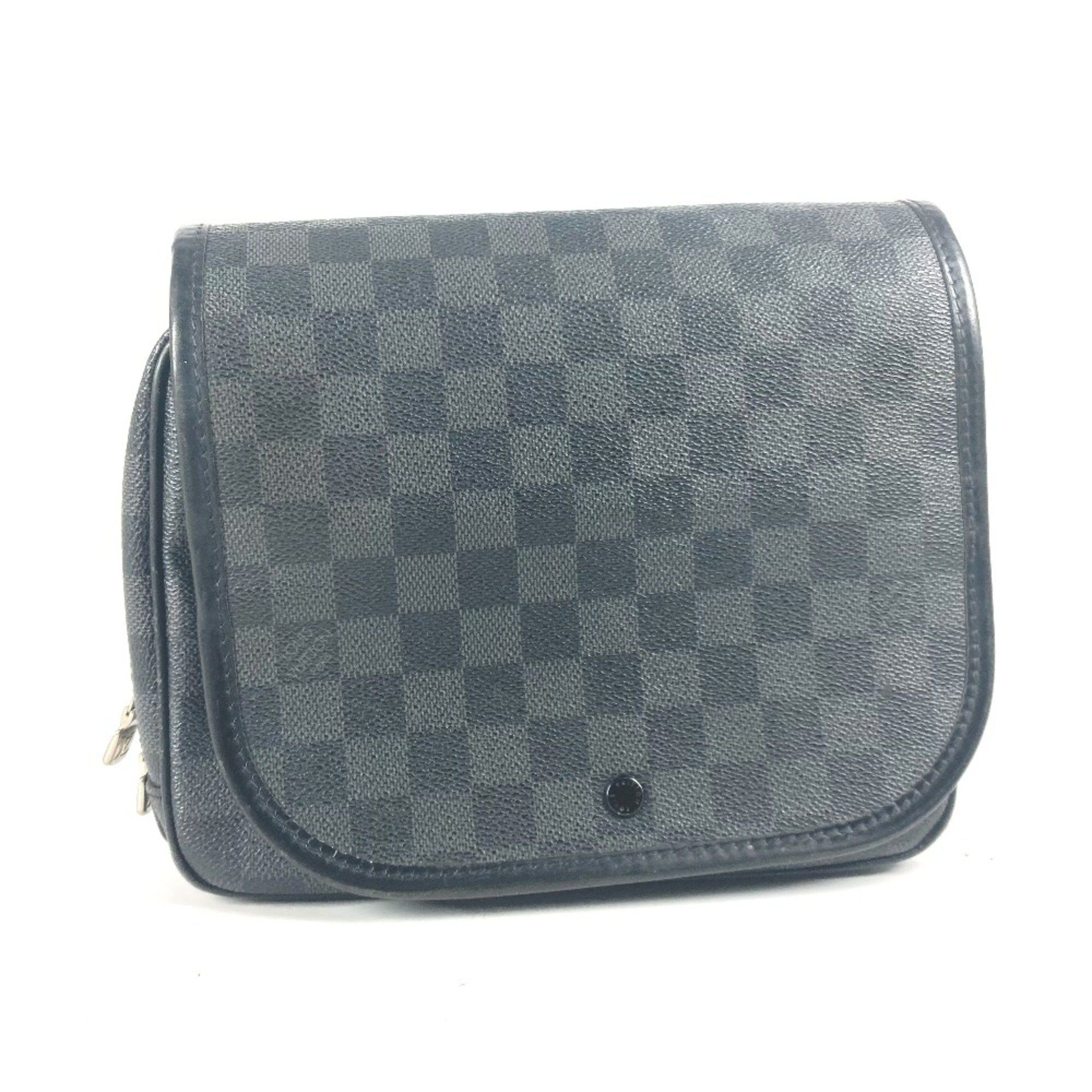 Louis Vuitton Louis Vuitton N41419 Damier Graphite Flap multi-purpose pouch Pouch Black Size ONE SIZE - 1 Thumbnail