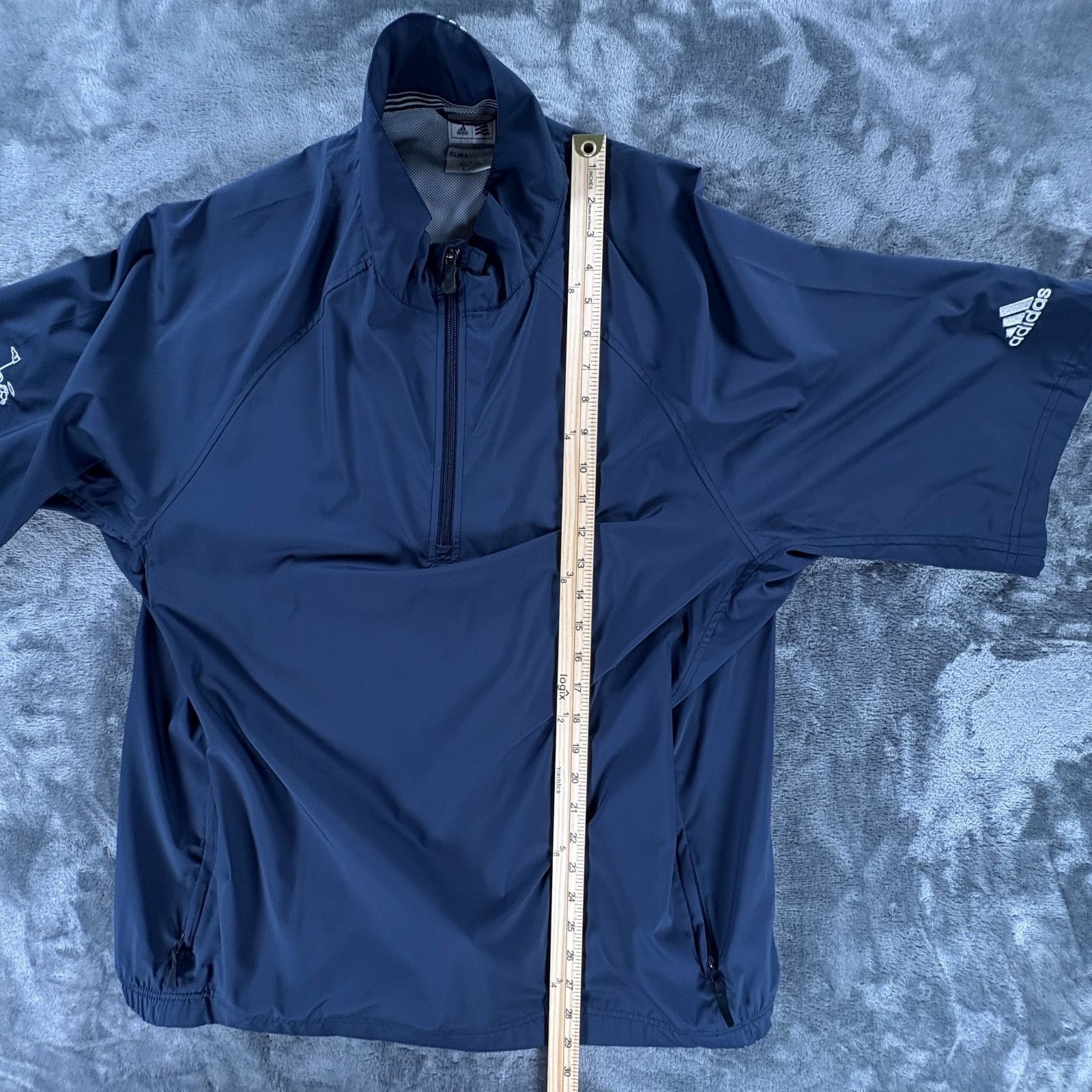 Adidas Adidas ClimaProof Golf Windshirt L Navy Half Zip Pullover “N Size US L / EU 52-54 / 3 - 8 Thumbnail