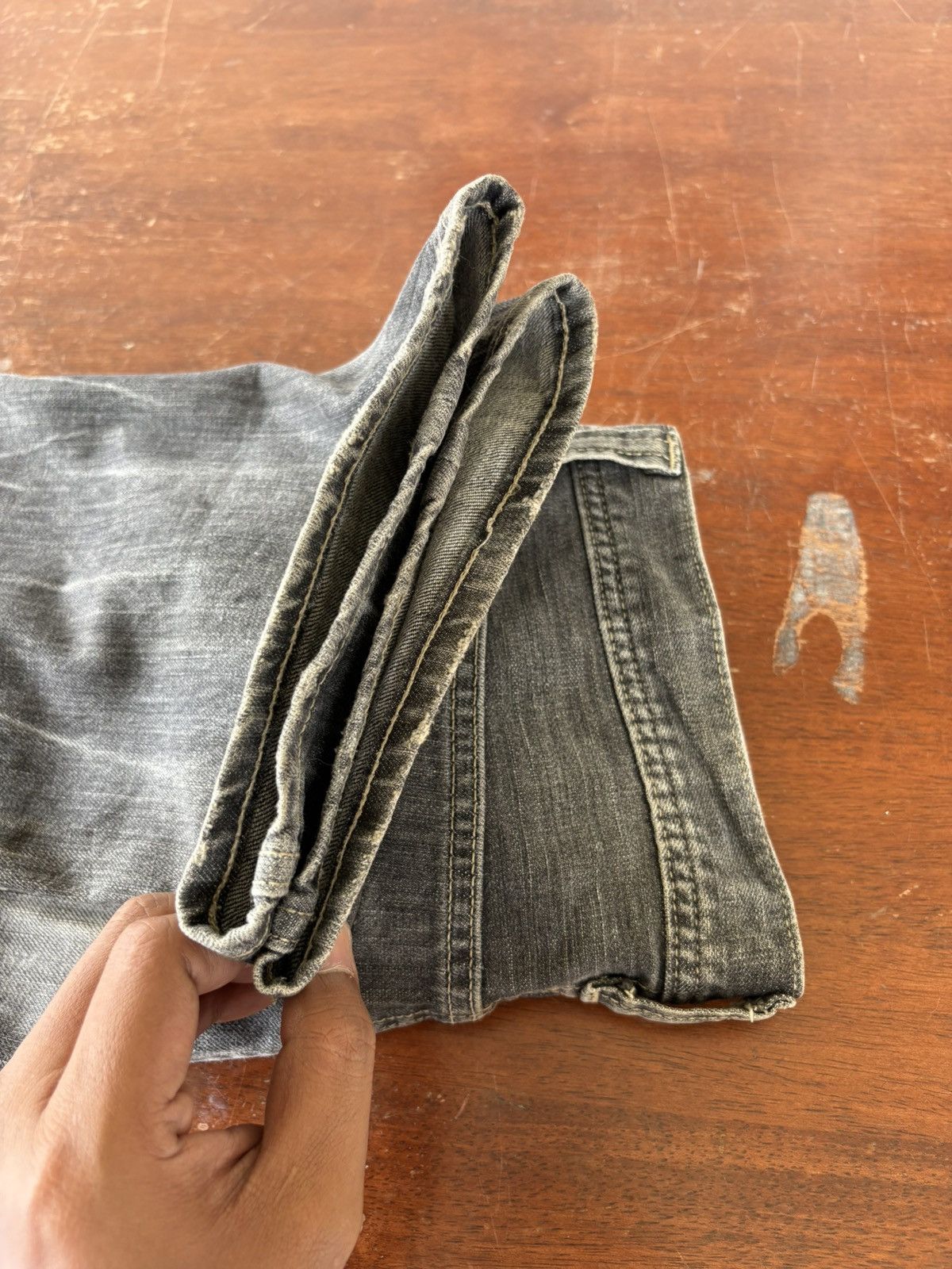 Uniqlo Uniqlo Slim Fit Streetwear Denim Nice Pocket Size US 33 - 16 Thumbnail