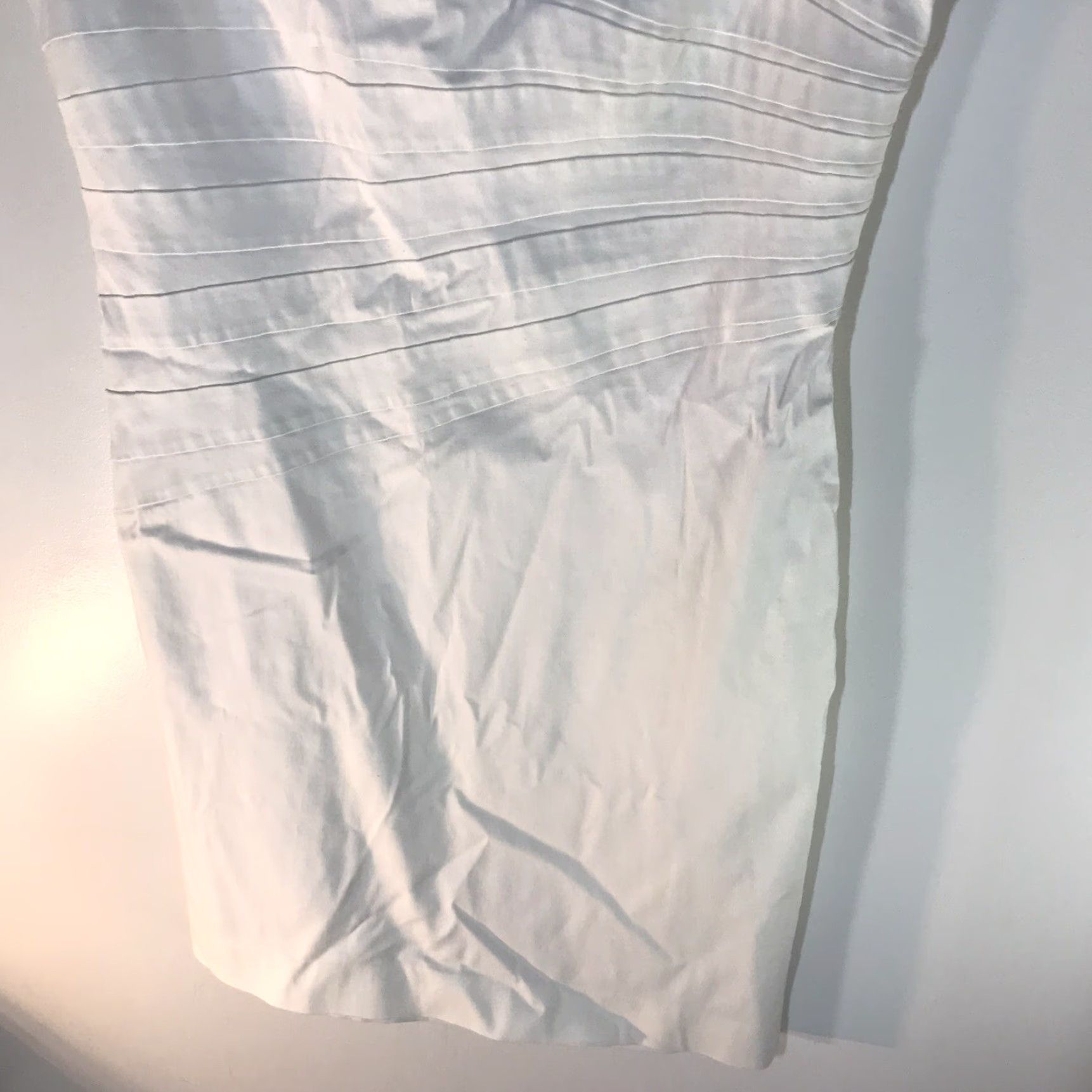 Vintage ANTONIO MELANI White Sleeveless Midi Career Dress Womens Size 14 Size XL / US 12-14 / IT 48-50 - 3 Thumbnail
