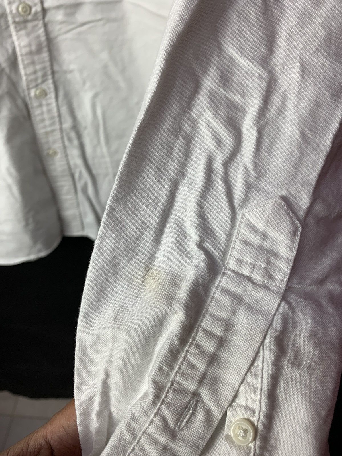Japanese Brand × Uniqlo 🔥Uniqlo Plain White Casual Shirt Button Ups Size US L / EU 52-54 / 3 - 3 Thumbnail