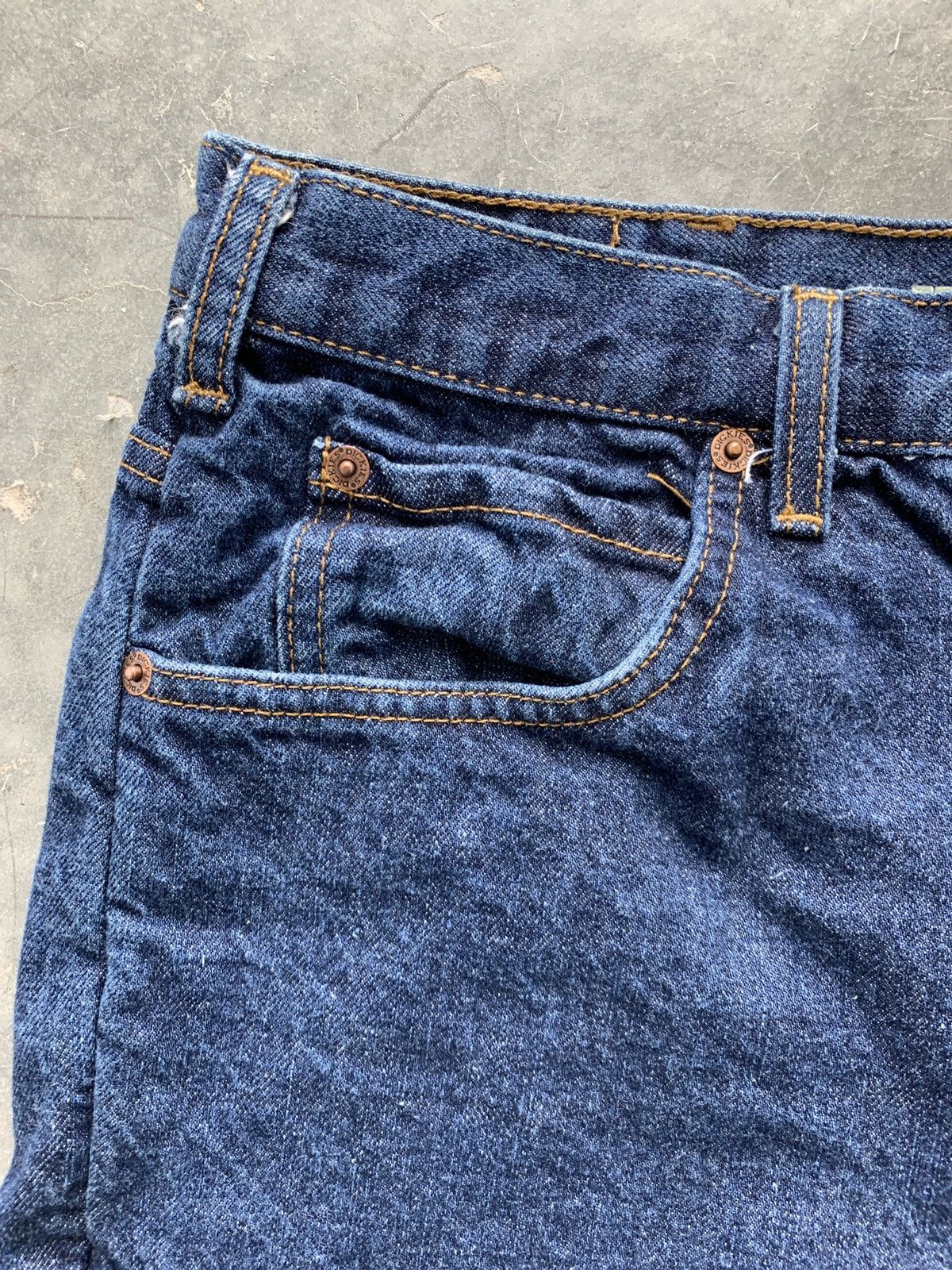 Dickies × Vintage Vintage Y2K Flannel Lined Dickies Jeans Size US 36 / EU 52 - 5 Thumbnail