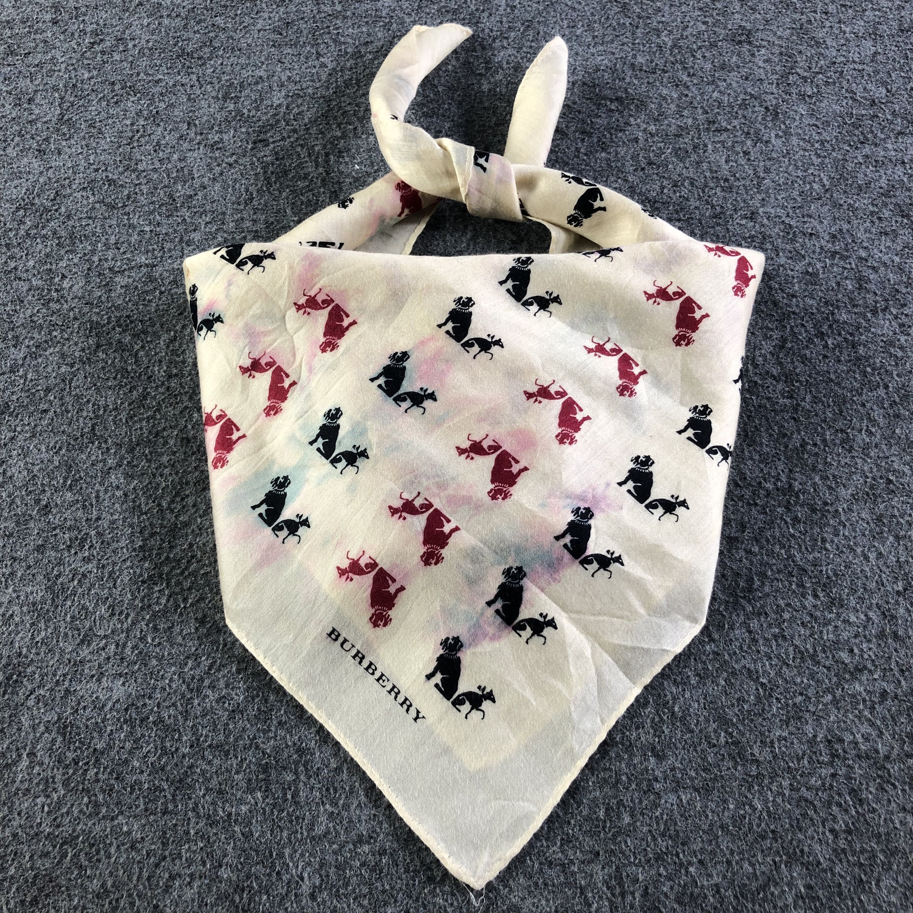 Burberry Burberry Handkerchief Bandana Neckerchief H2317 Size ONE SIZE - 3 Thumbnail
