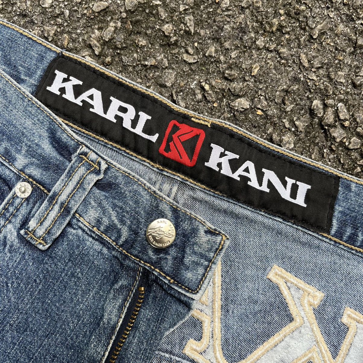 Karl Kani Karl Kani Jeans Vintage Y2K Style Denim Hip Hop SK8 Size US 31 - 9 Thumbnail