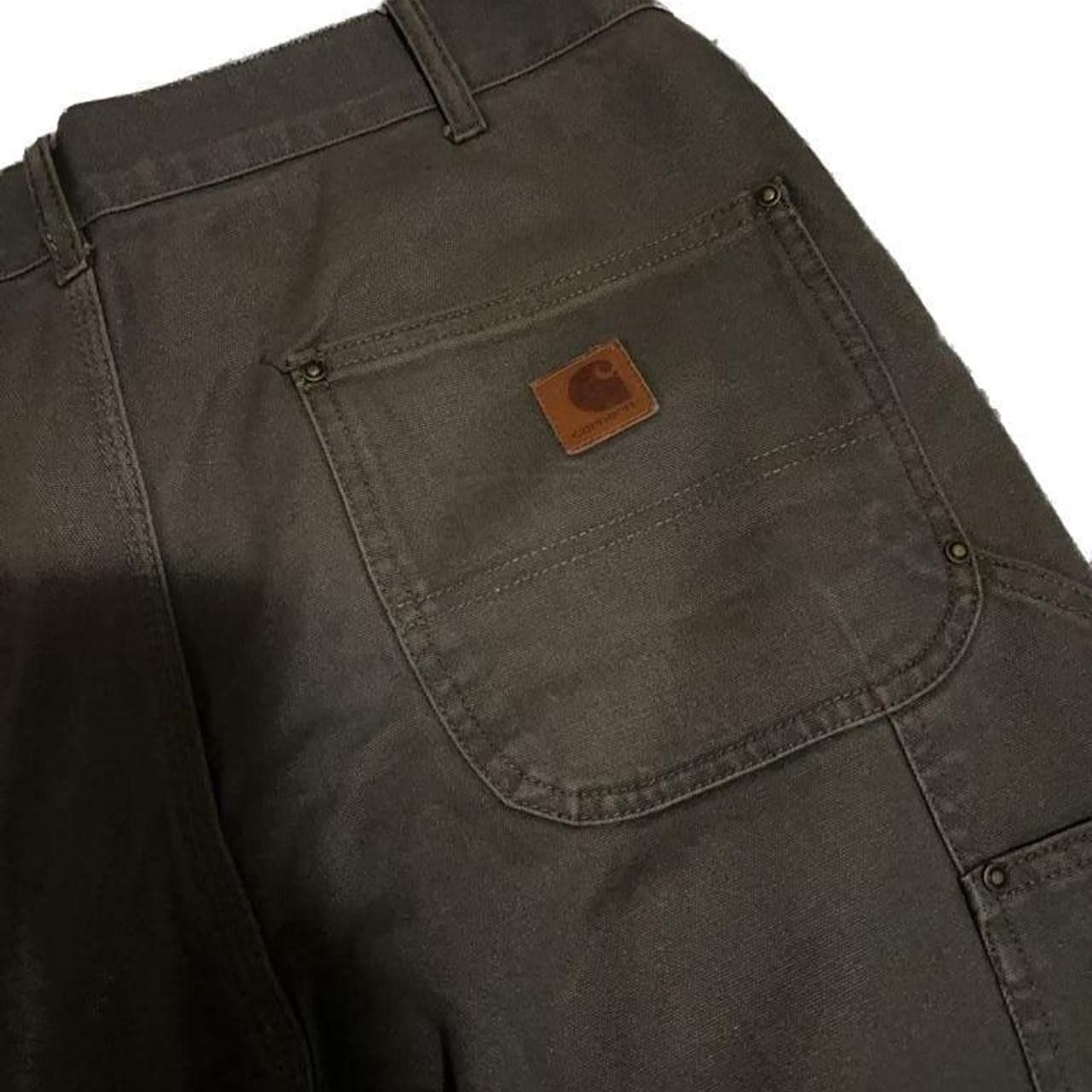 Carhartt Carhartt Double Knee Work Pants Men’s Size L 32 Olive Green Size US 32 / EU 48 - 2 Thumbnail
