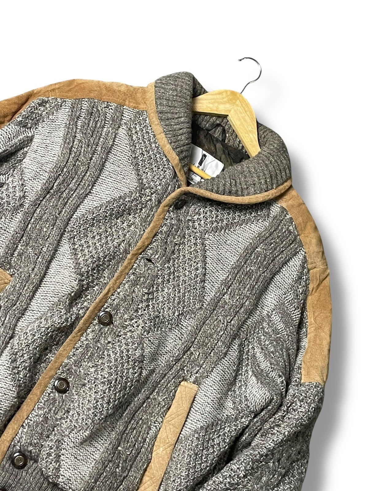 Japanese Brand × Vintage Nicoles St Gilles Paris Wool Button Jacket (56) Size US M / EU 48-50 / 2 - 4 Thumbnail