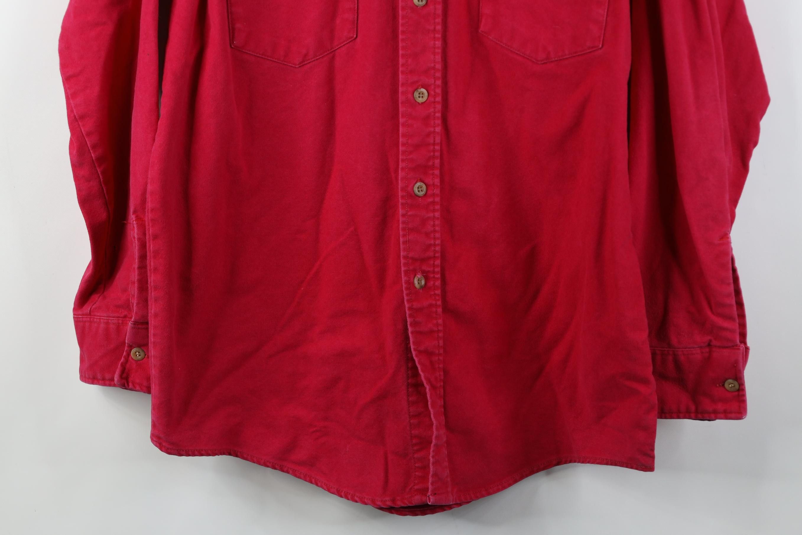 Vintage Vintage 80s 90s Streetwear Chamois Cloth Button Shirt USA Size US M / EU 48-50 / 2 - 3 Thumbnail