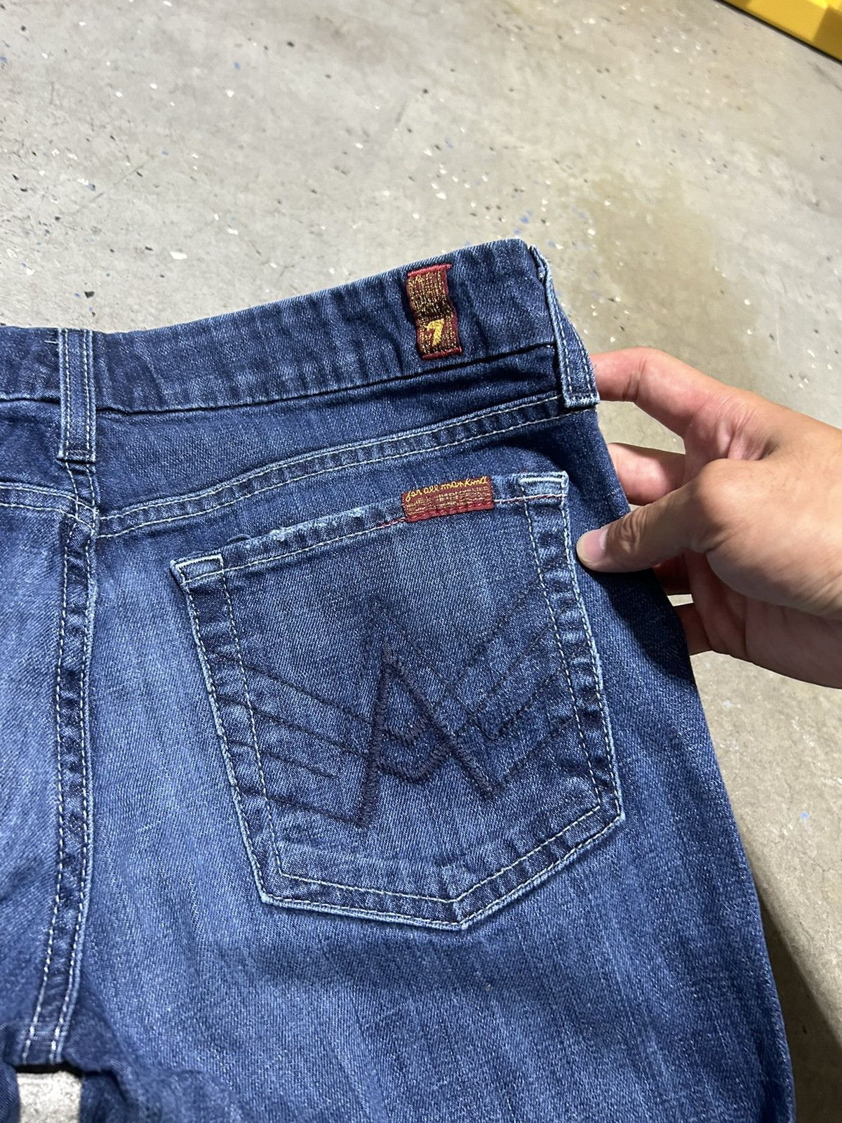7 For All Mankind “A” Pocket 7 For All Mankind Bootcut Jeans, Women Sz 28 Size 28" / US 6 / IT 42 - 8 Thumbnail