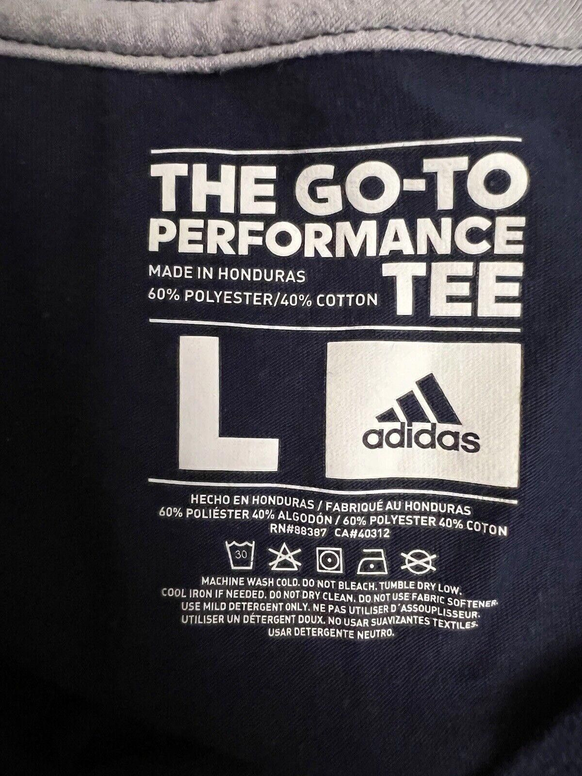 Adidas Adidas The Go To Performance Tee Sz L Size US L / EU 52-54 / 3 - 5 Thumbnail