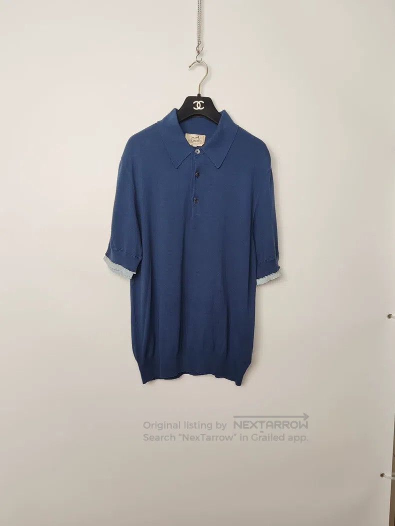 Hermes Hermes Men's Knit Polo Shirt Size US S / EU 44-46 / 1 - 1 Thumbnail