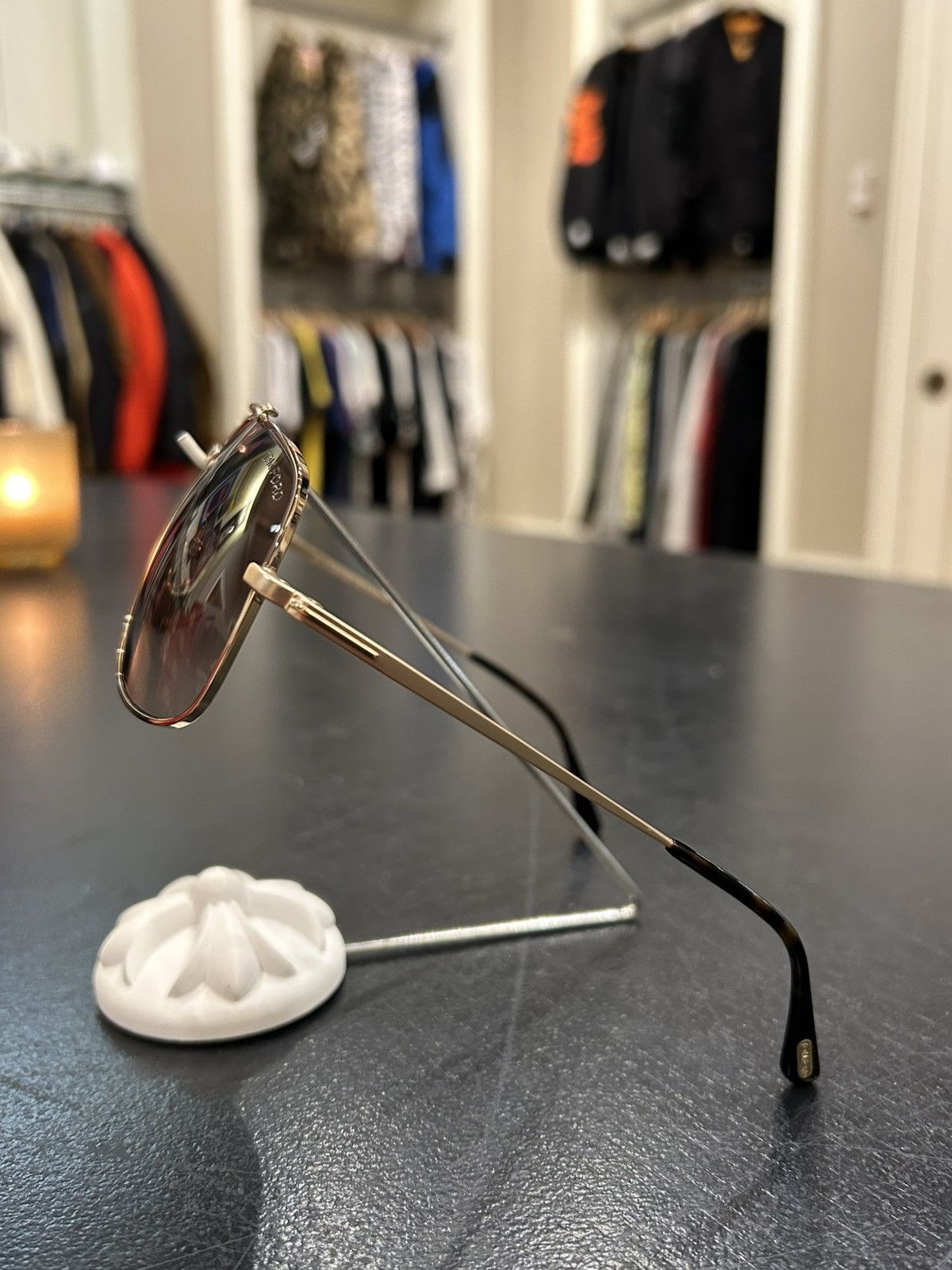 Tom Ford Tom Ford Ronnie Aviator Sunglasses Size ONE SIZE - 3 Thumbnail