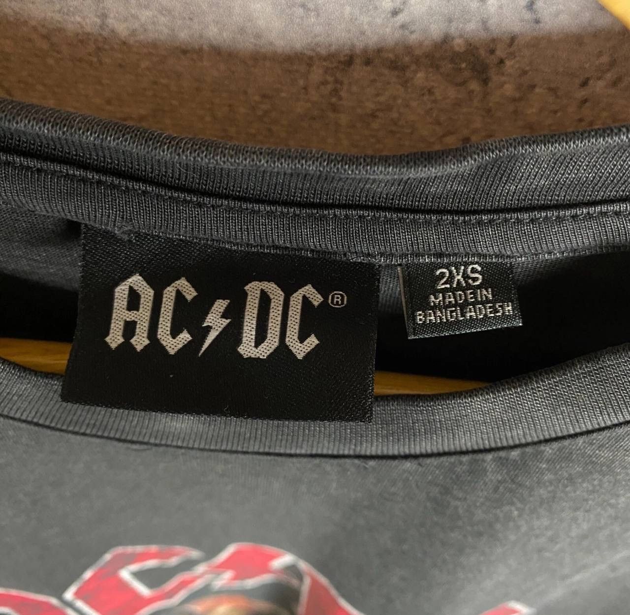 AC/DC × Band Tees × Vintage Acdc Tee Men's Size 2XS Black Short Sleeve Size US XXS / EU 40 - 8 Thumbnail