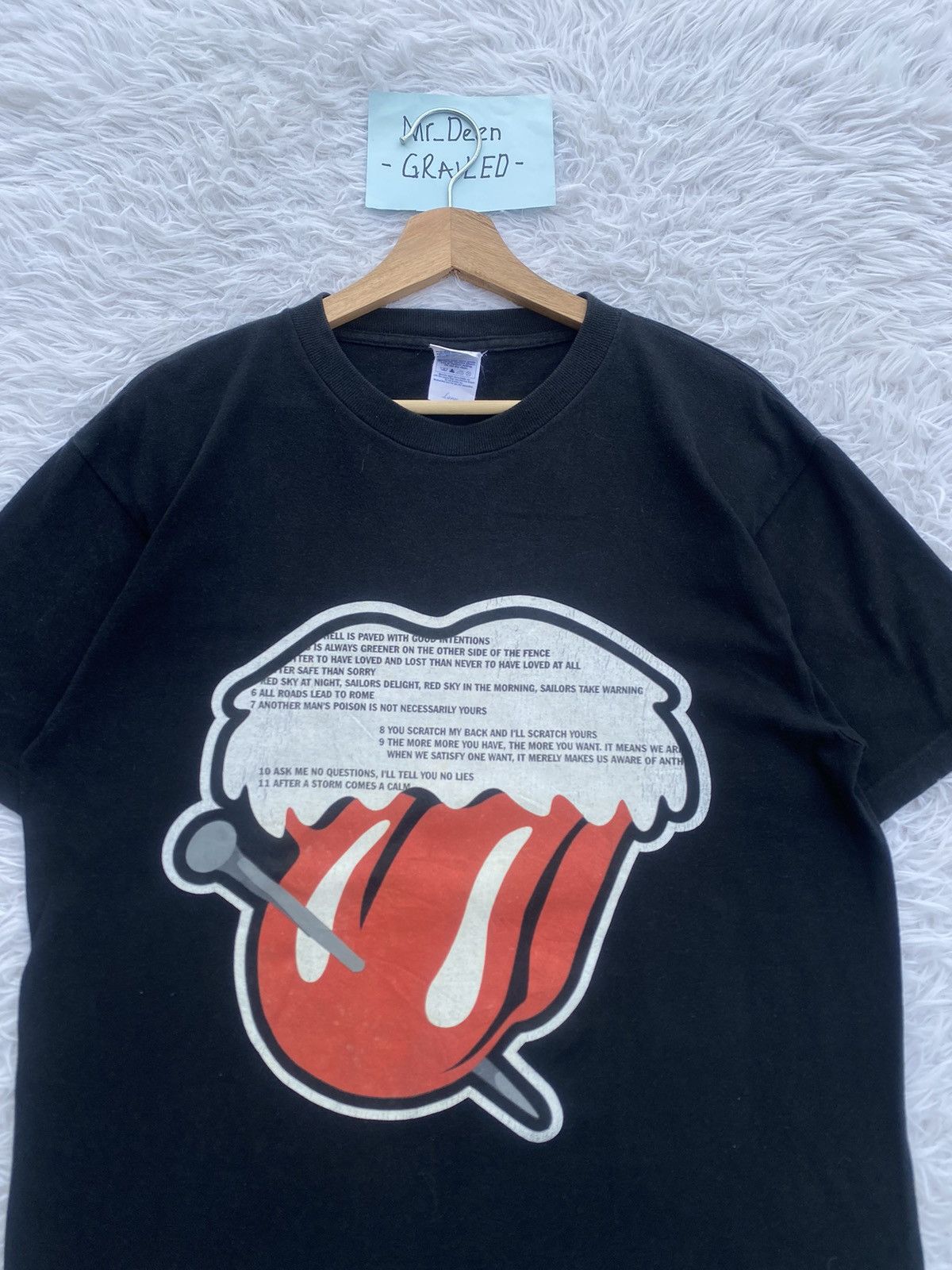 Japanese Brand Rare The Rolling Stones Japanese Brand Number Nine Tshirt Size US L / EU 52-54 / 3 - 5 Thumbnail