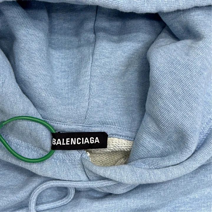 Balenciaga Balenciaga AW19 Printed Hoodie for Men 0079-2507 Size US XL / EU 56 / 4 - 4 Thumbnail