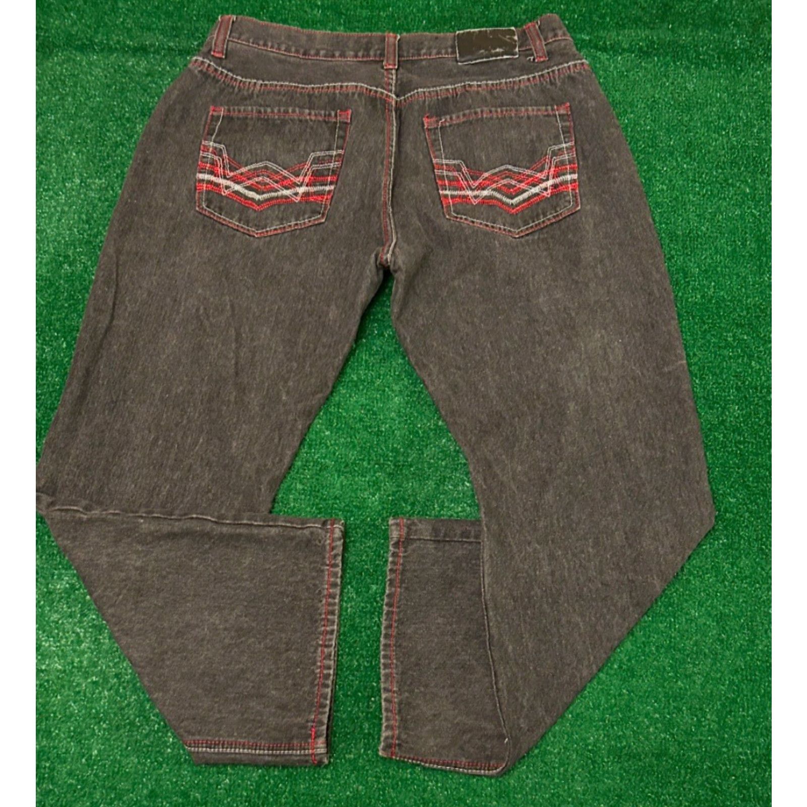 Vintage VINTAGE Urban Label Jeans Baggy Hip Hop Grunge Skater Y2K VTG Mens 36 Dark Wide-Leg 28 Inseam Denim Jeans Mens Size US 36 / EU 52 - 2 Thumbnail