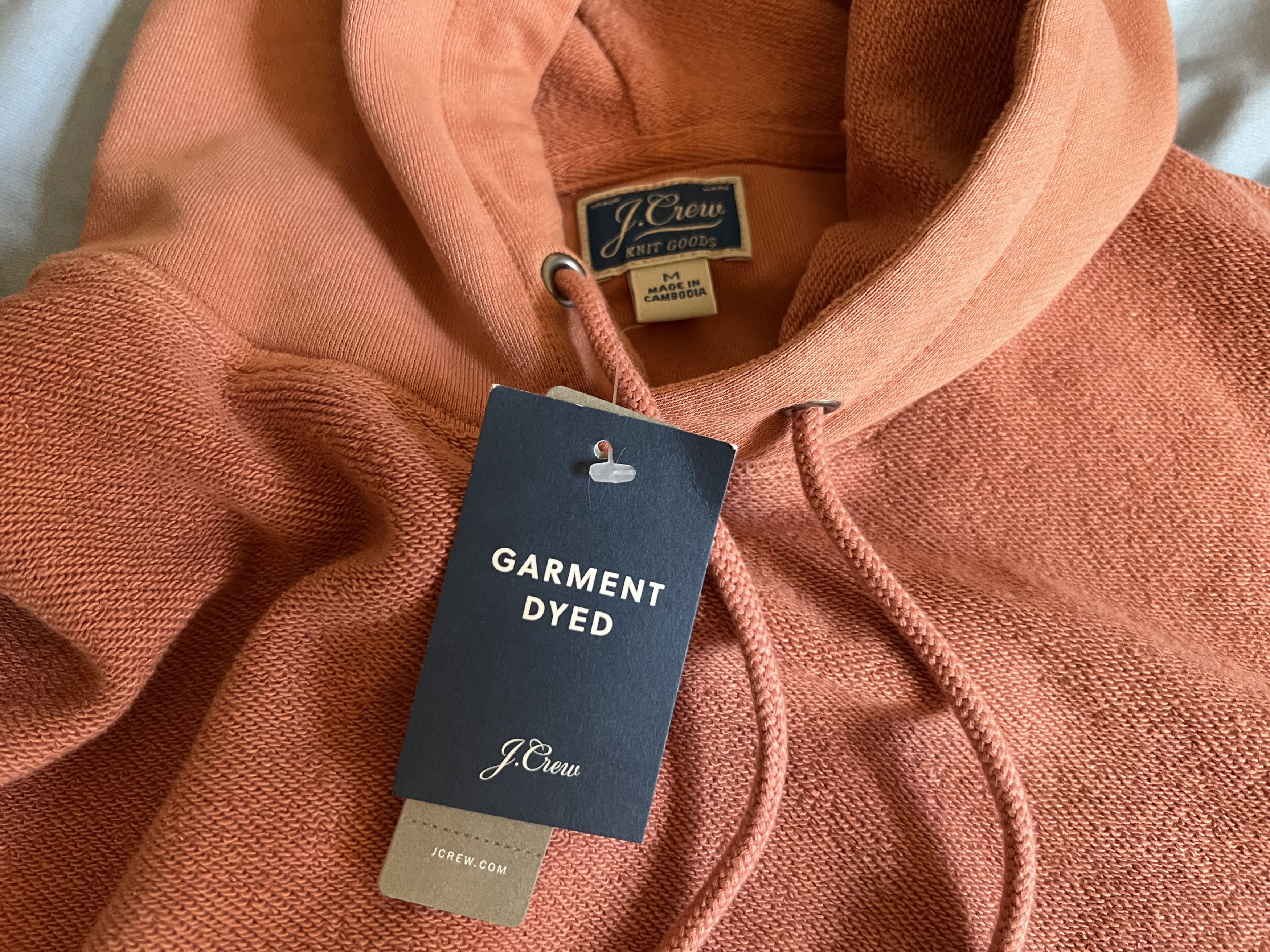J.Crew J. Crew french terry hoodie orange medium $85 Size US M / EU 48-50 / 2 - 2 Thumbnail