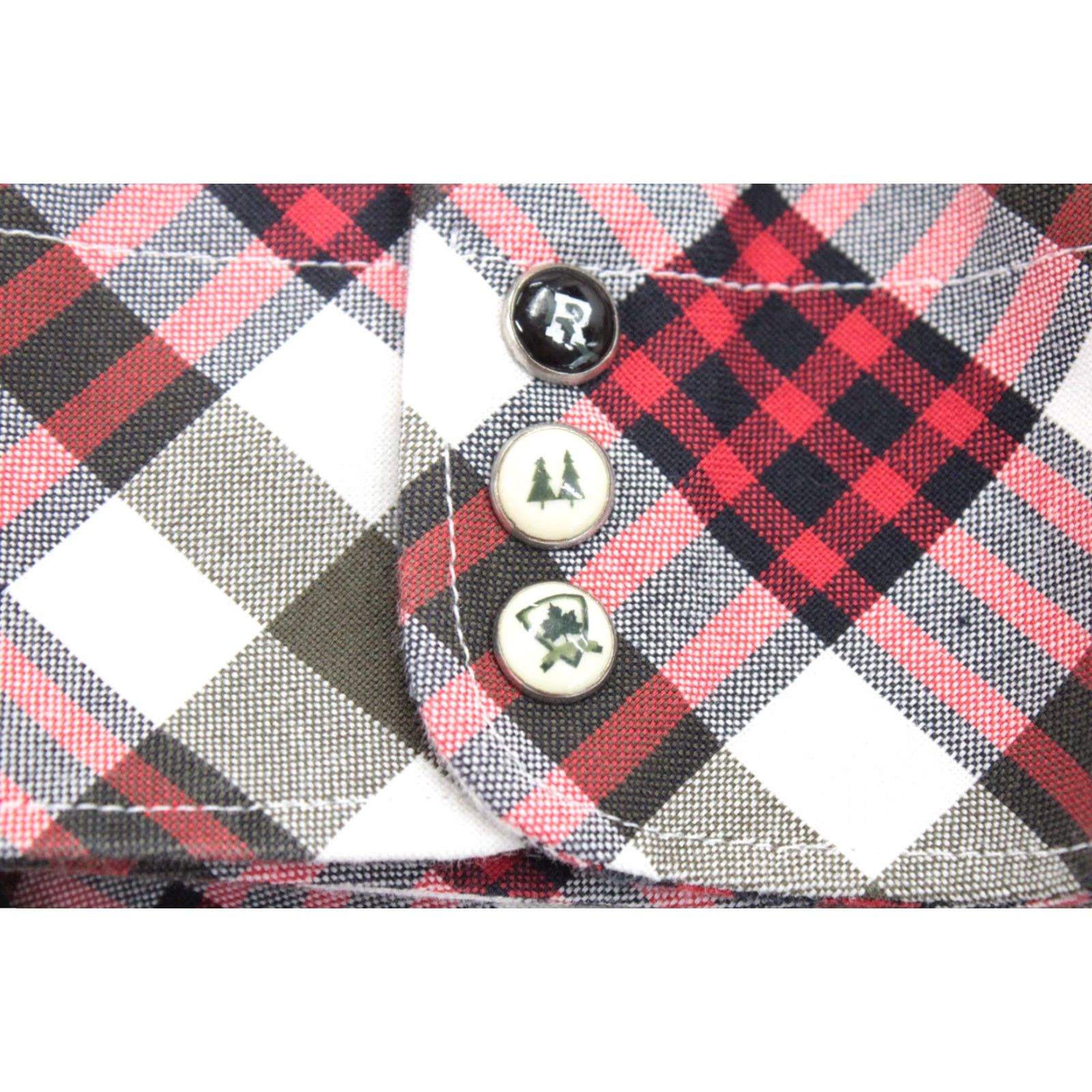 Rocawear Rocawear Shirt Men's 5XL Red Plaid Pearl Snap Button Embroidered Logo Hip Hop Size US XXL / EU 58 / 5 - 5 Thumbnail