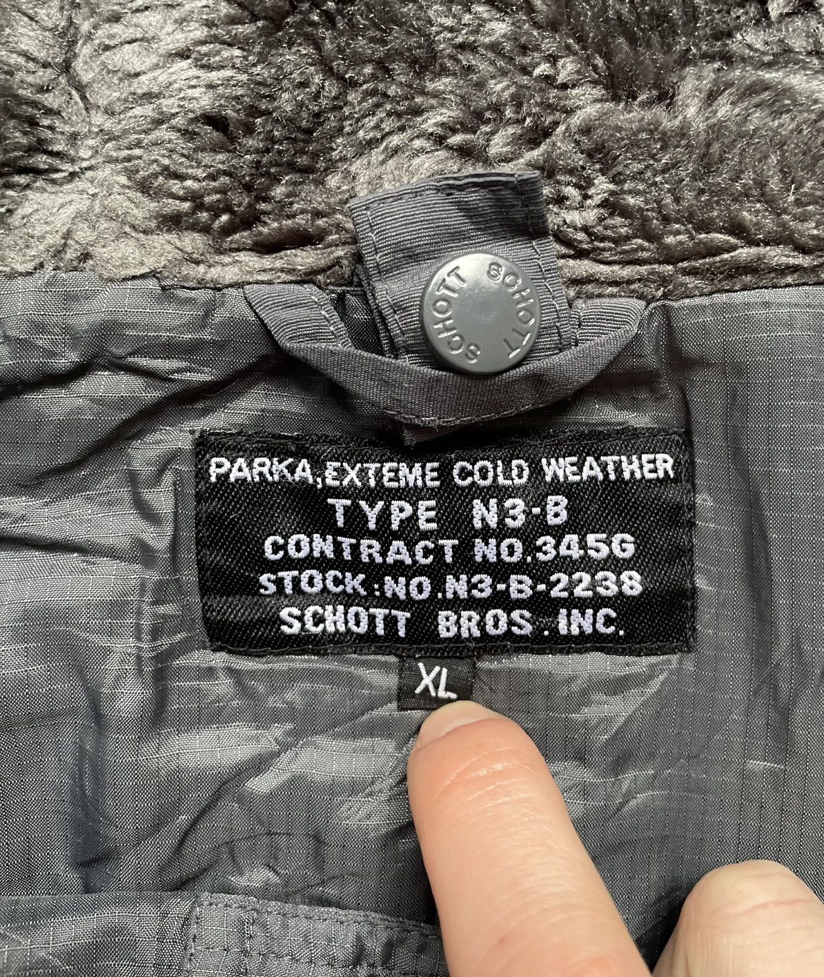 Schott × Vintage Vintage USA Schott NYC Extreme Cold Wheather Nylon Parka Xl Size US XL / EU 56 / 4 - 17 Thumbnail