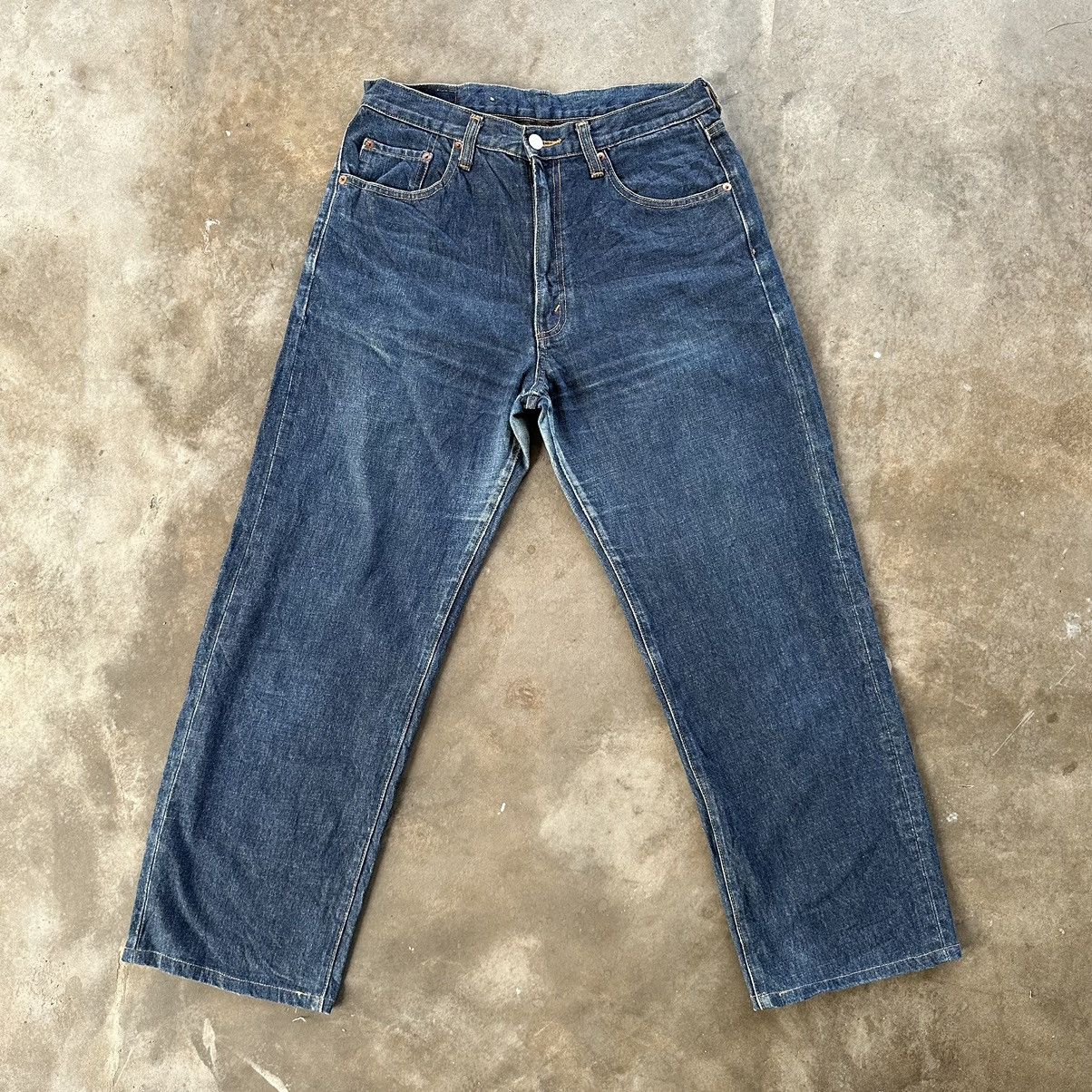 Japanese Brand Vintage Bobson Sick Pant Faded Denim Jean W30 Size US 30 / EU 46 - 1 Thumbnail