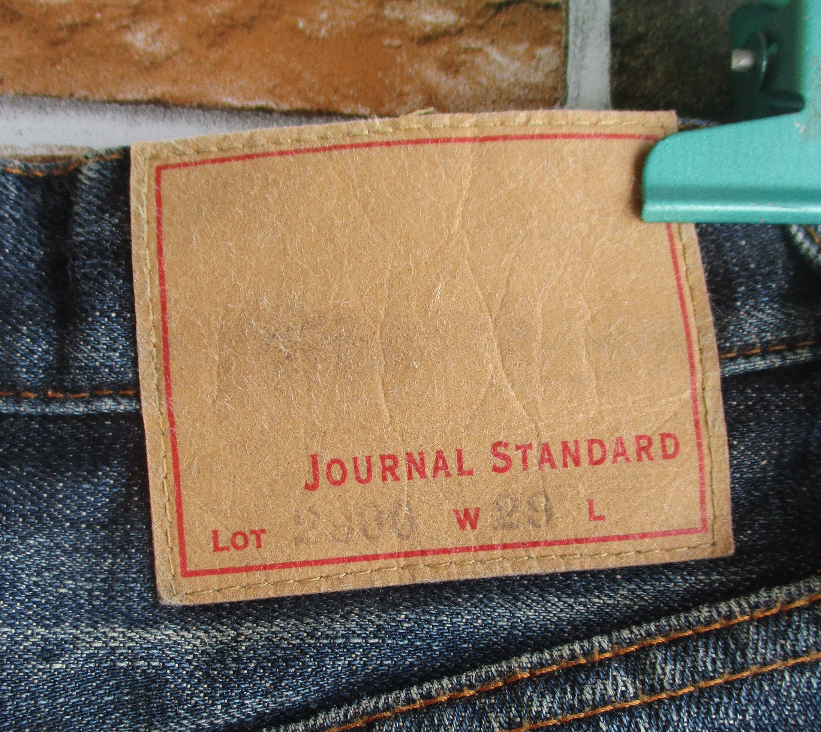 J.S. Homestead × Journal Standard Lot 2900 Dark Wash Low Rise Straight Leg 28x31 Size US 29 - 10 Thumbnail