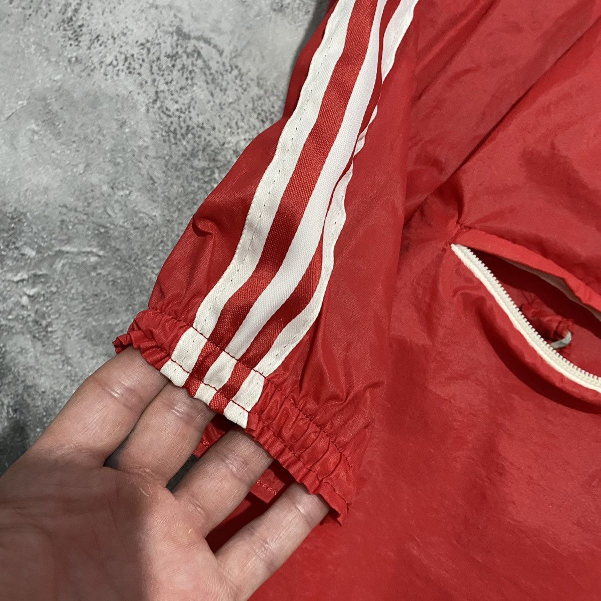 Vintage Rare Vintage 70’s Adidas Ventex Red Raincoat Fullzip Jacket Size US M / EU 48-50 / 2 - 6 Thumbnail