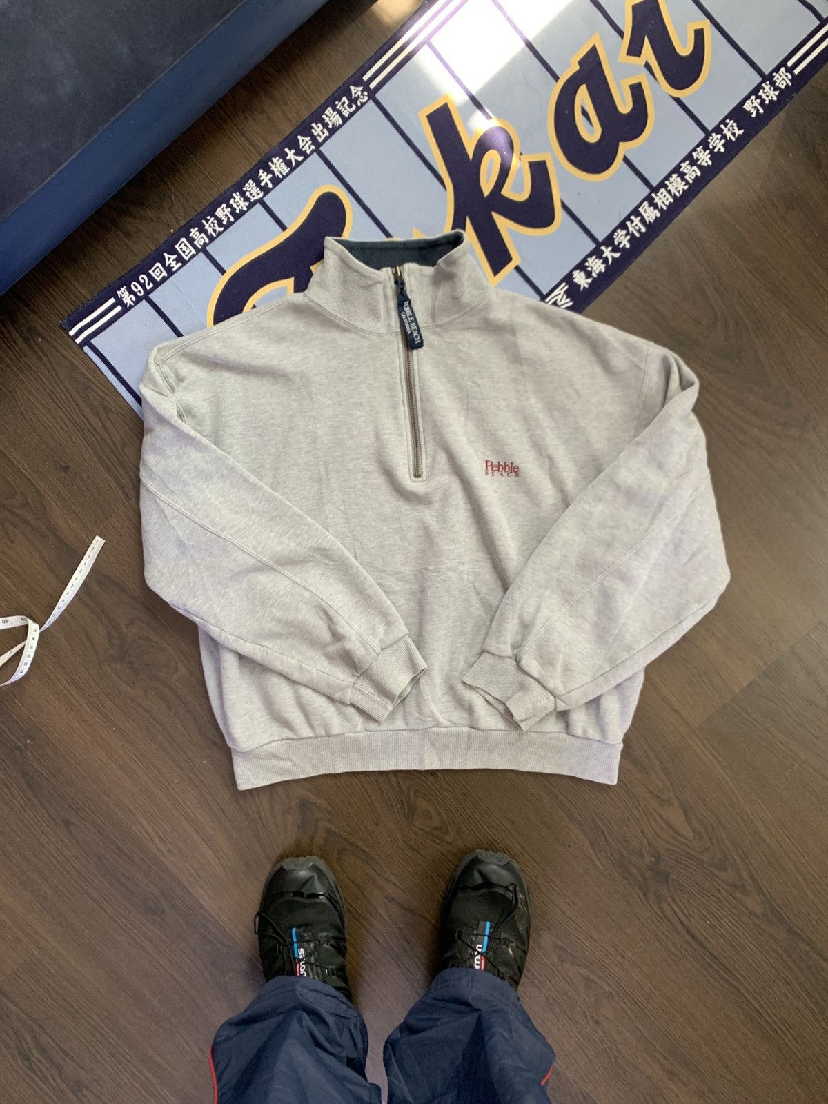 Lone Cypress By Pebble Beach PEBBLE BEACH HALFZIPPER SWEATSHIRT Size M / US 6-8 / IT 42-44 - 1 Thumbnail