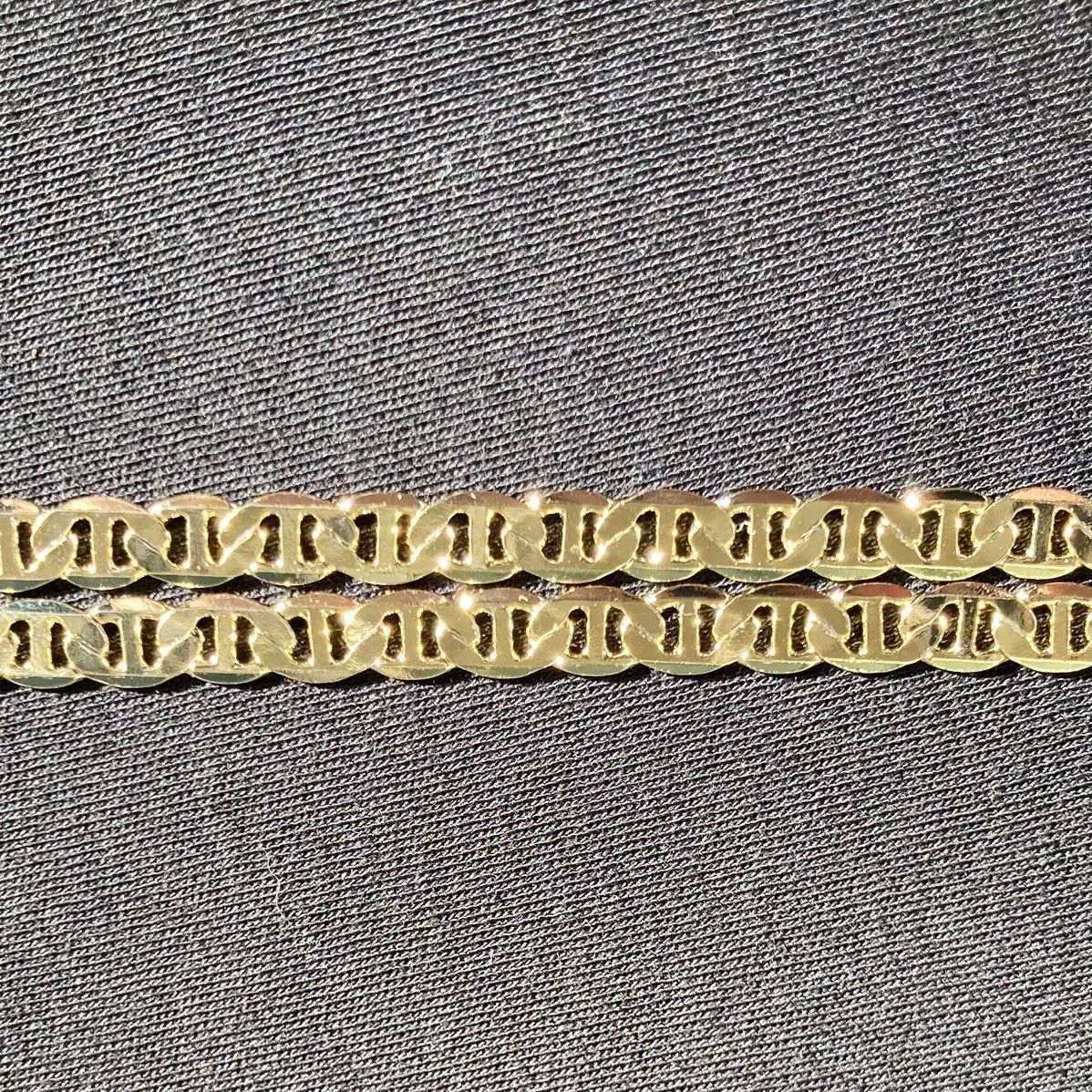 Jewelry Gold Chain Mariner Link 24in 6mm Necklace Size ONE SIZE - 2 Thumbnail