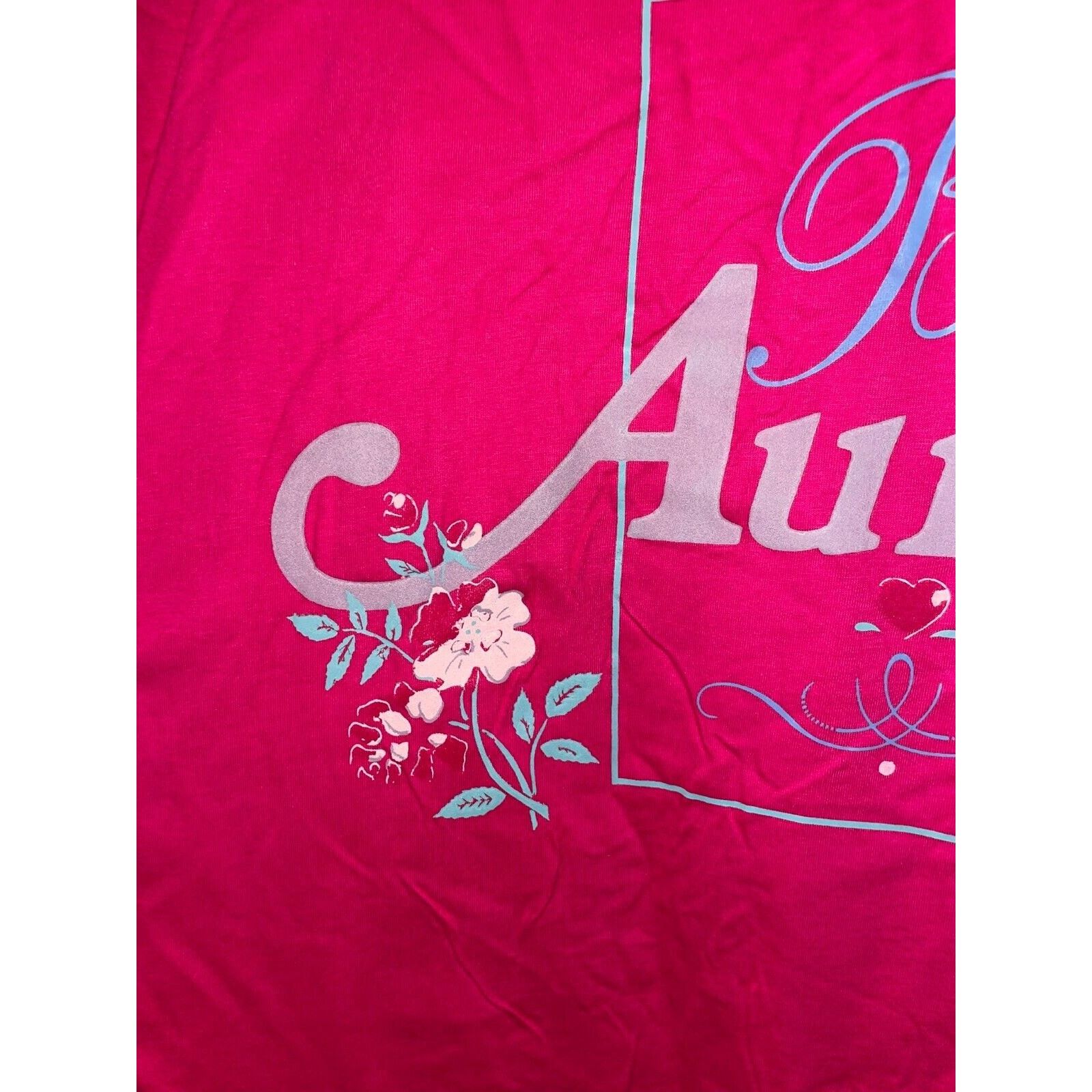 Jerzees Vintage Aunt Shirt Simply The Best Bozeman Montana Pink Tee Size US L / EU 52-54 / 3 - 4 Thumbnail